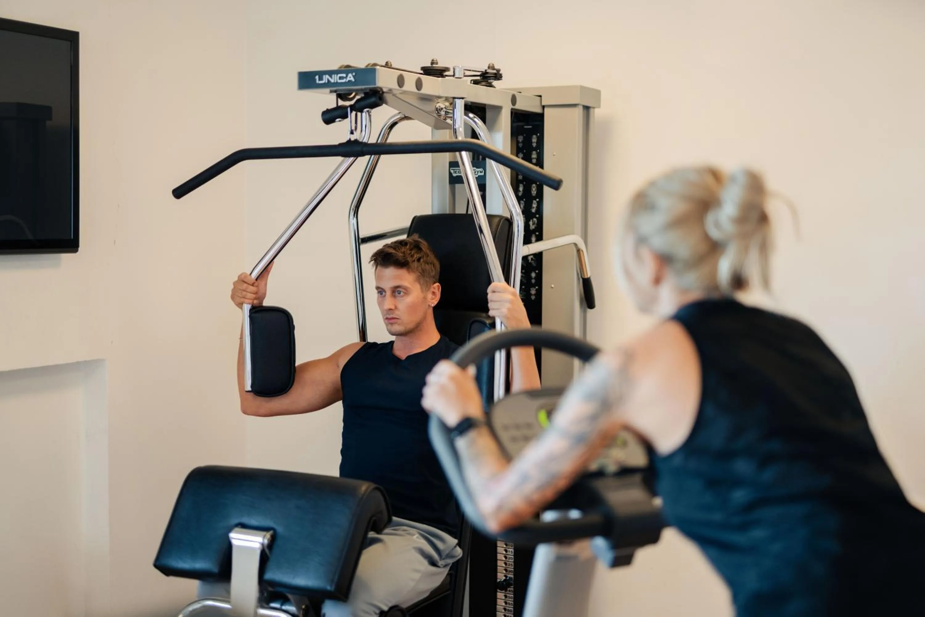 Fitness centre/facilities in Hotel Monte Bondone