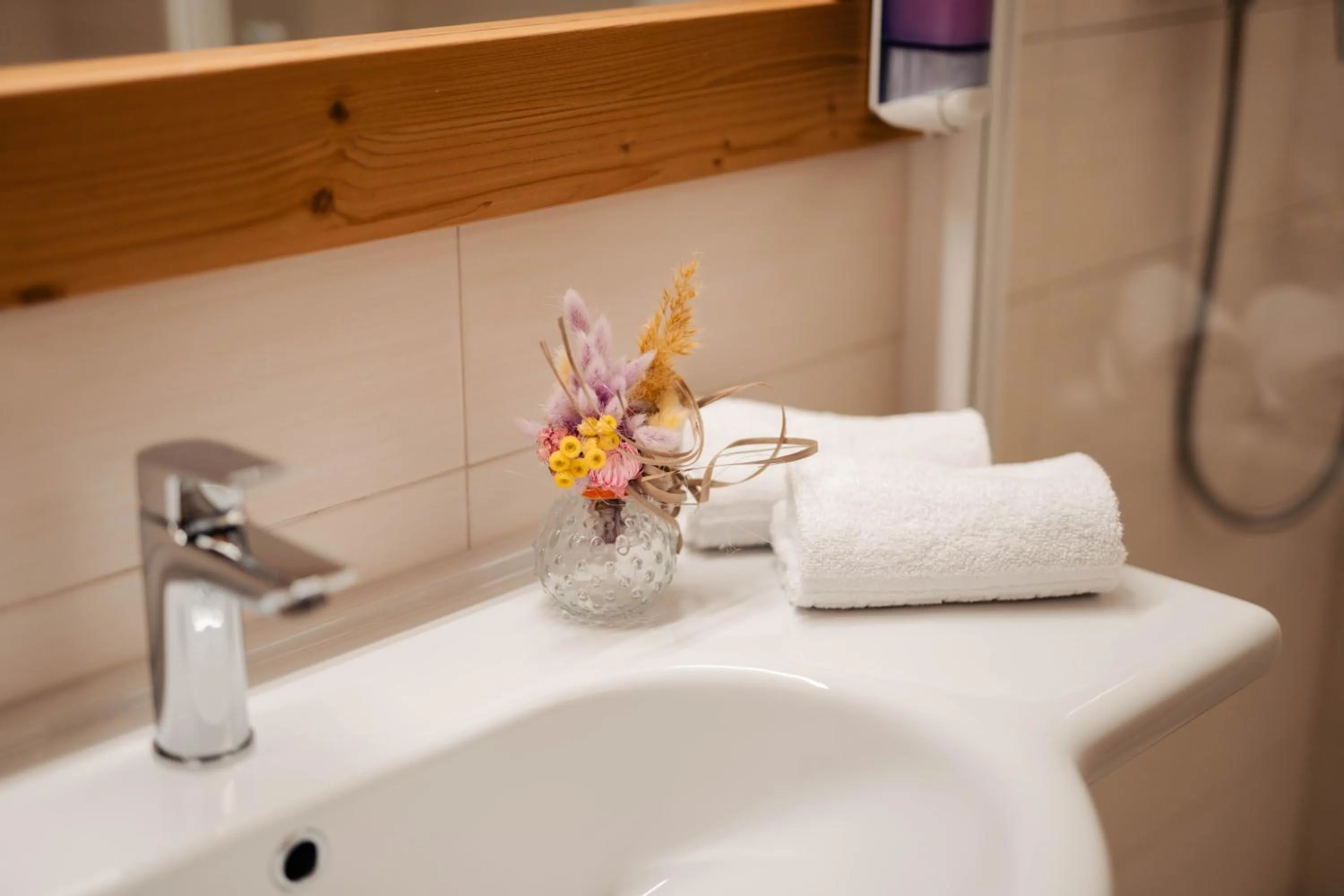 Shower in Hotel Monte Bondone