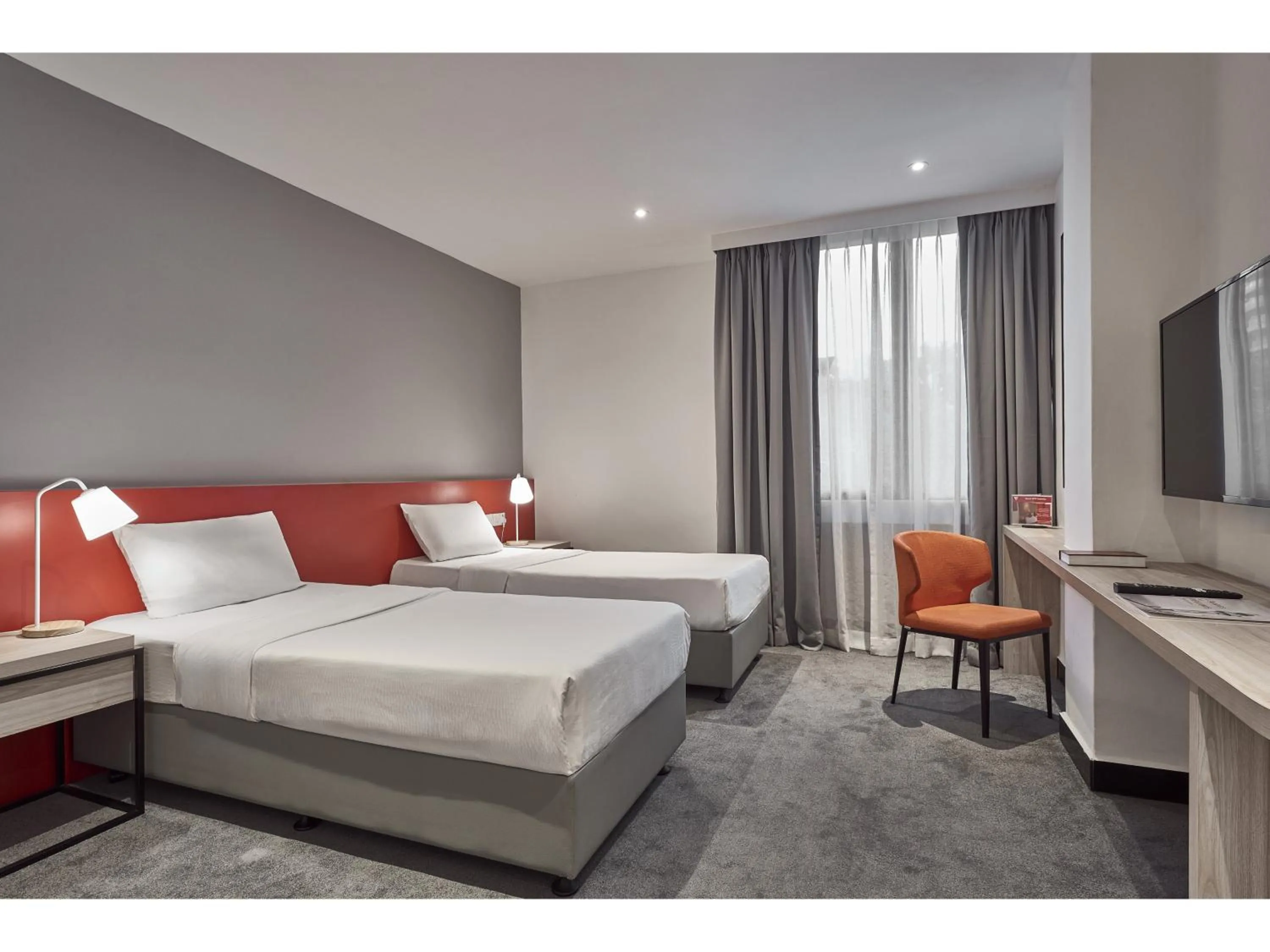 Bed in Metro Y Hotel Singapore