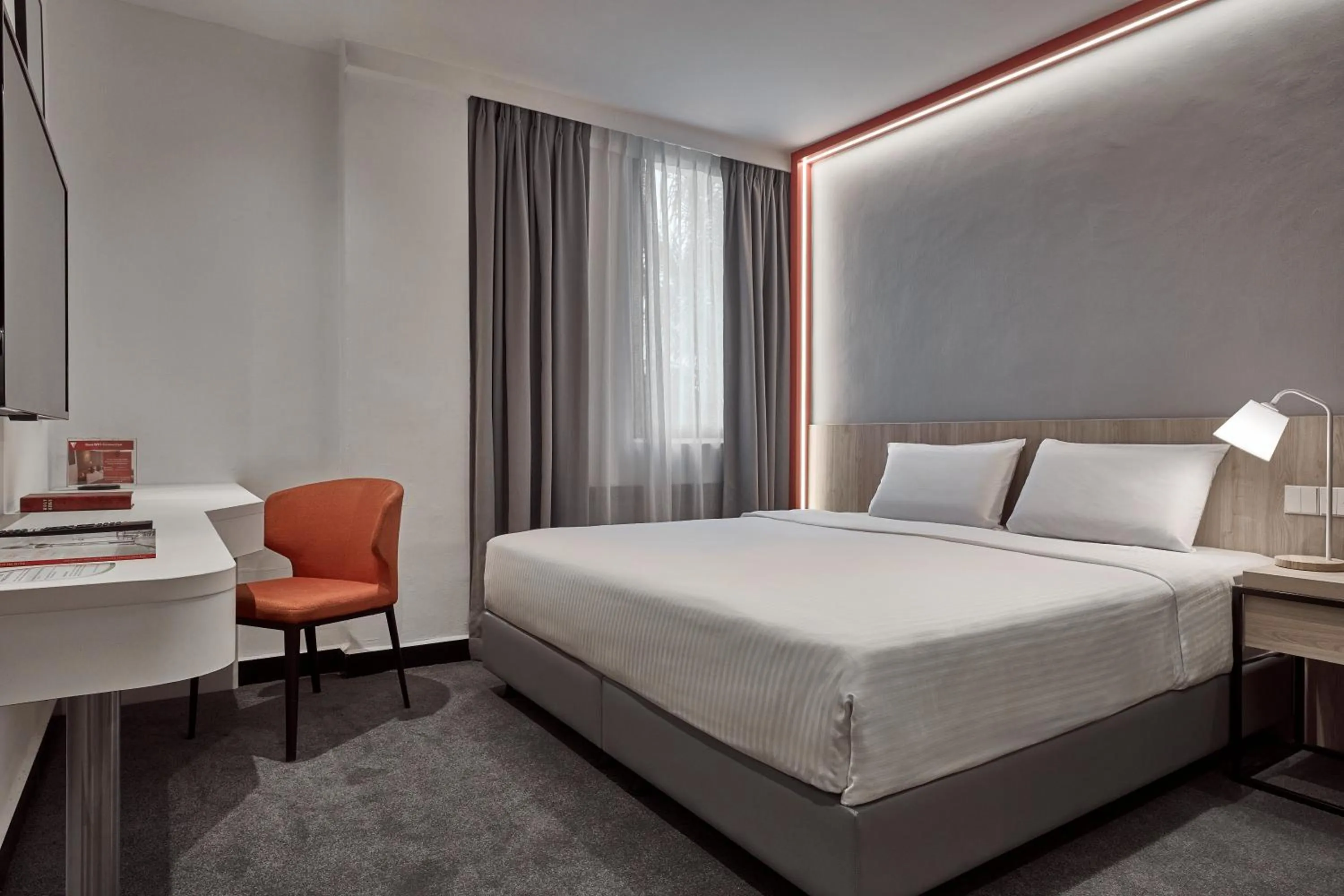 Bed in Metro Y Hotel Singapore