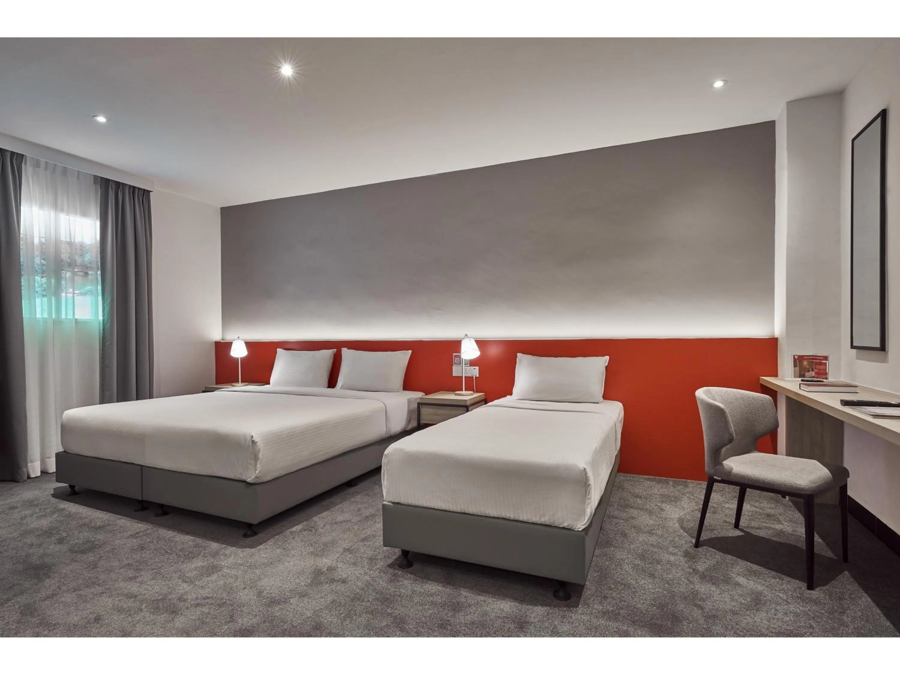 Bed in Metro Y Hotel Singapore