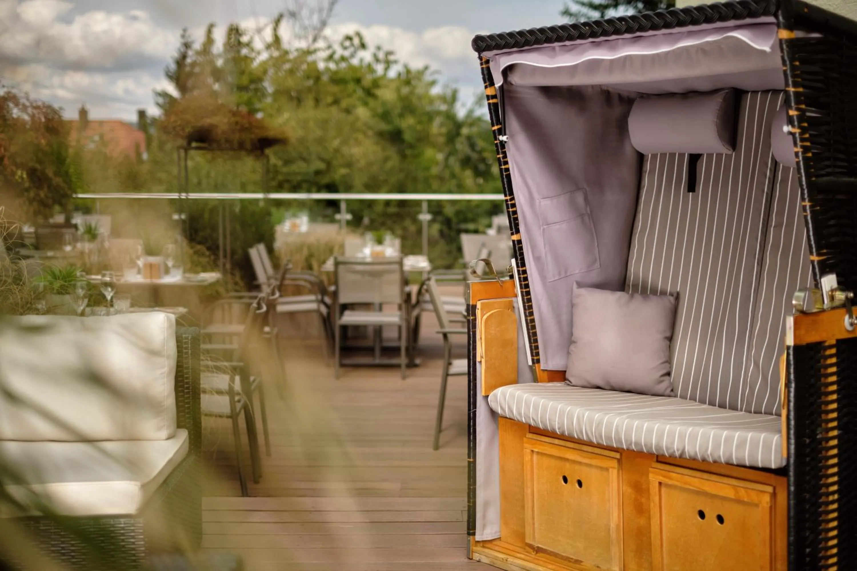 Balcony/Terrace in Neo Hotel Linde Esslingen