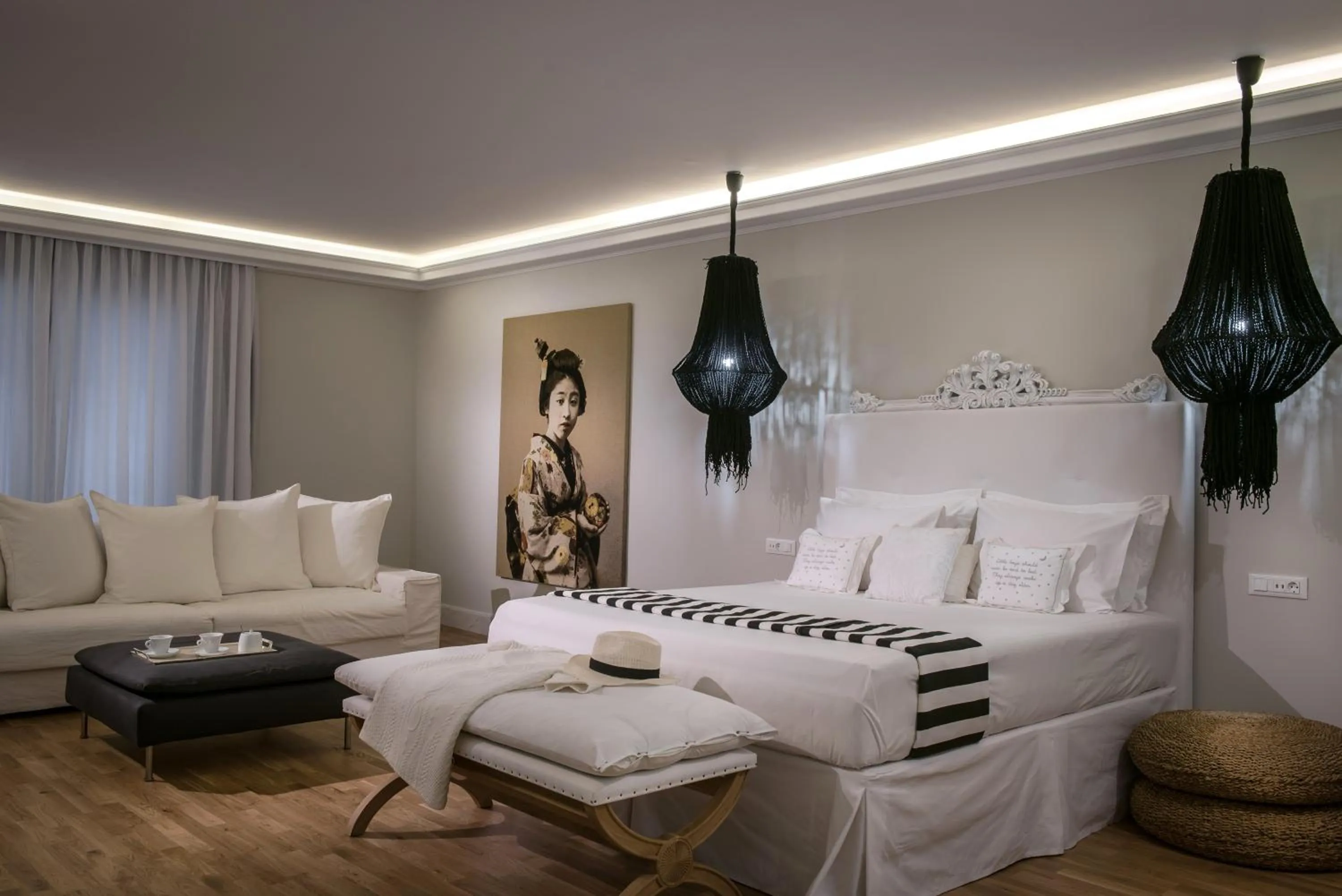 Bed in Sunvillage Malia Boutique Hotel and Suites