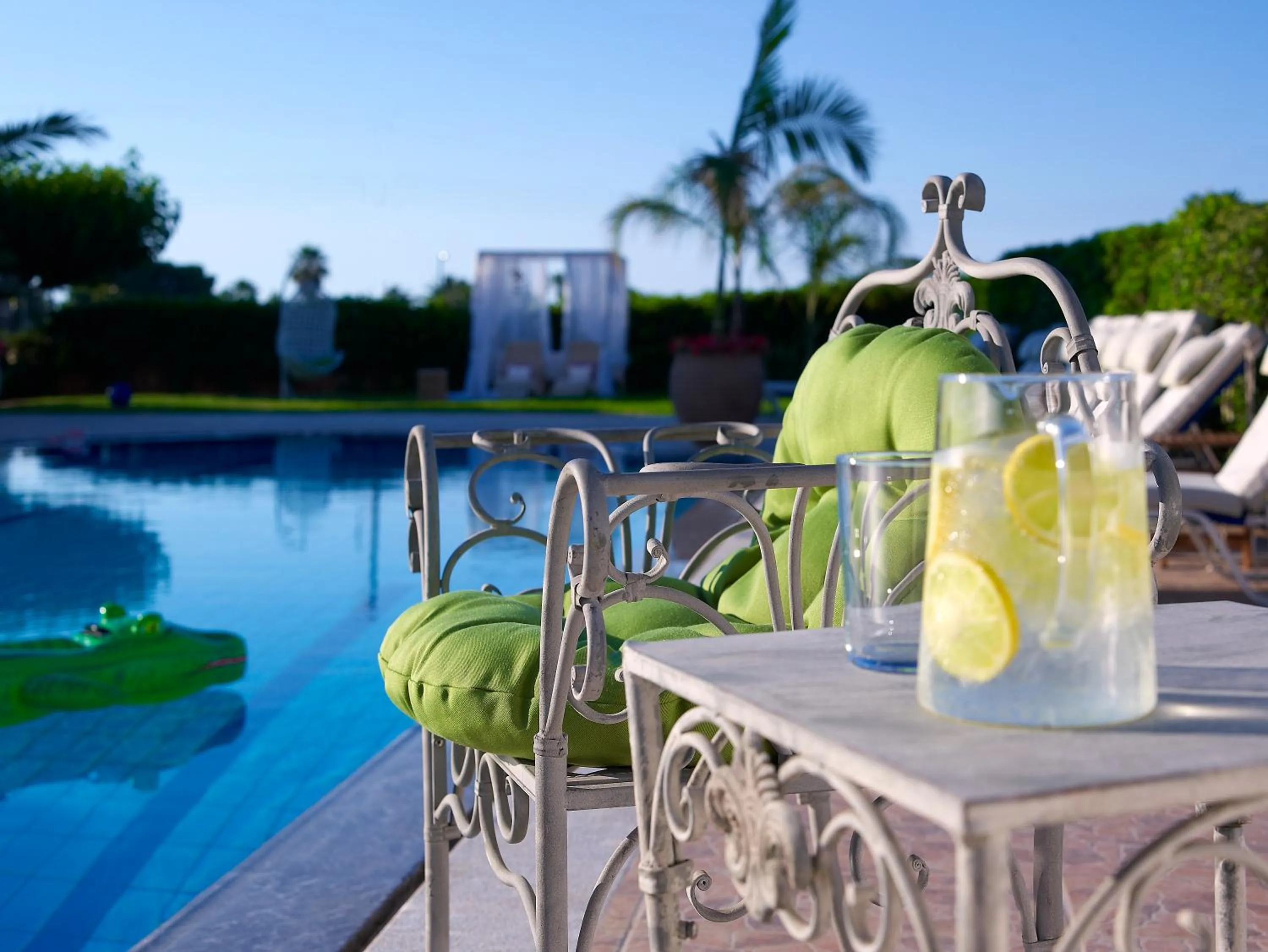 Bird's eye view, Swimming Pool in Sunvillage Malia Boutique Hotel and Suites