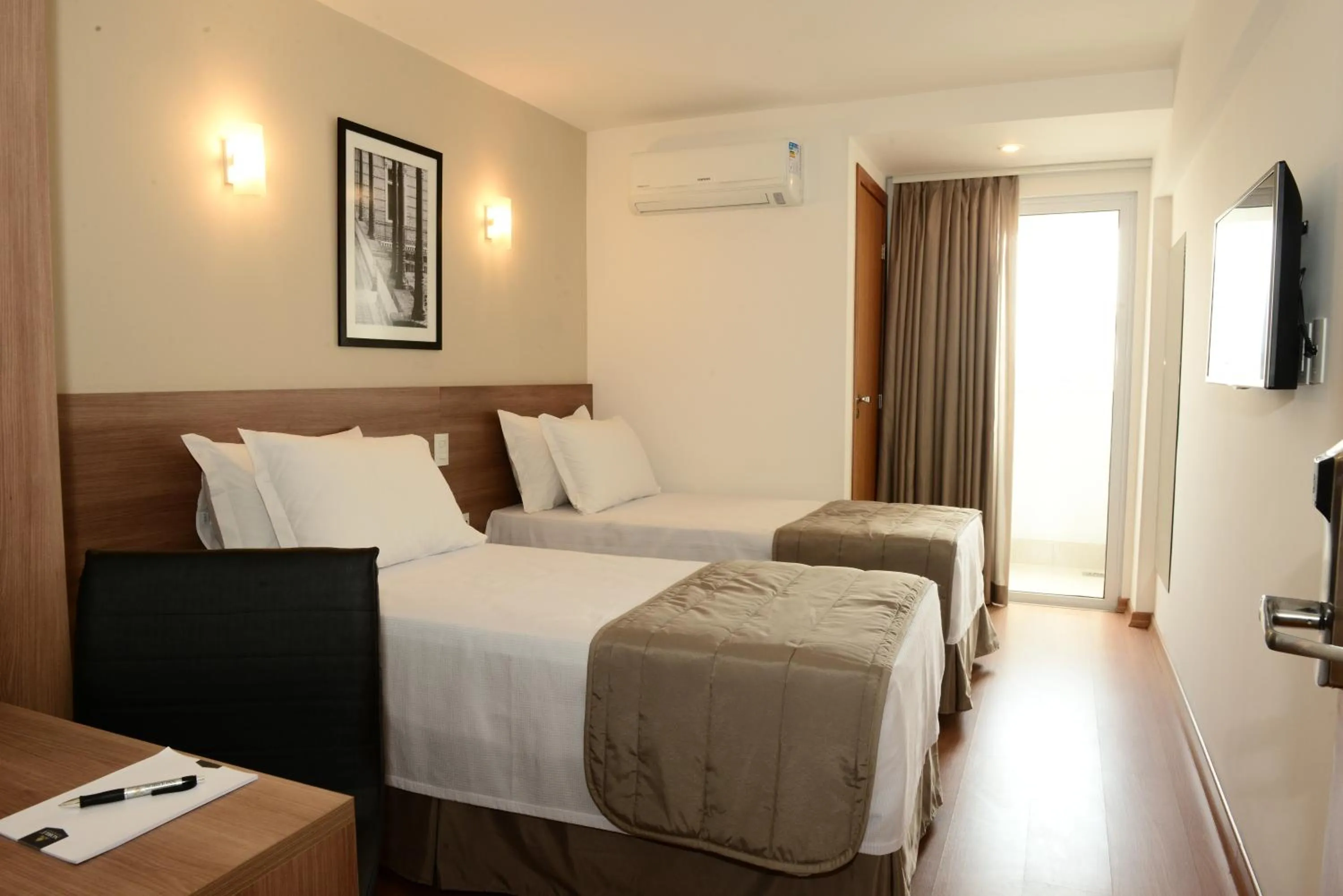 Bed in Nobile Hotel Juiz de Fora