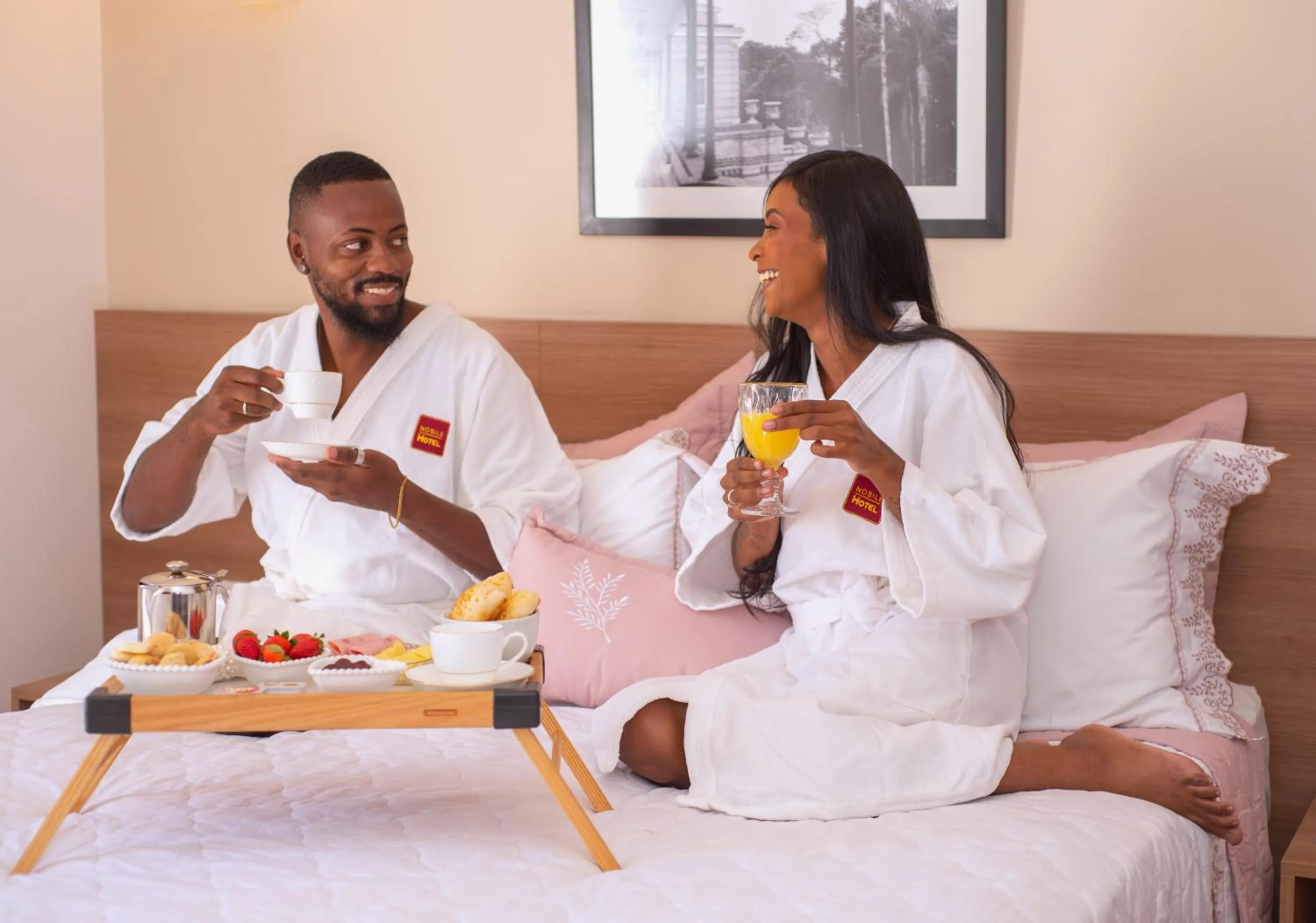 People, Bed in Nobile Hotel Juiz de Fora