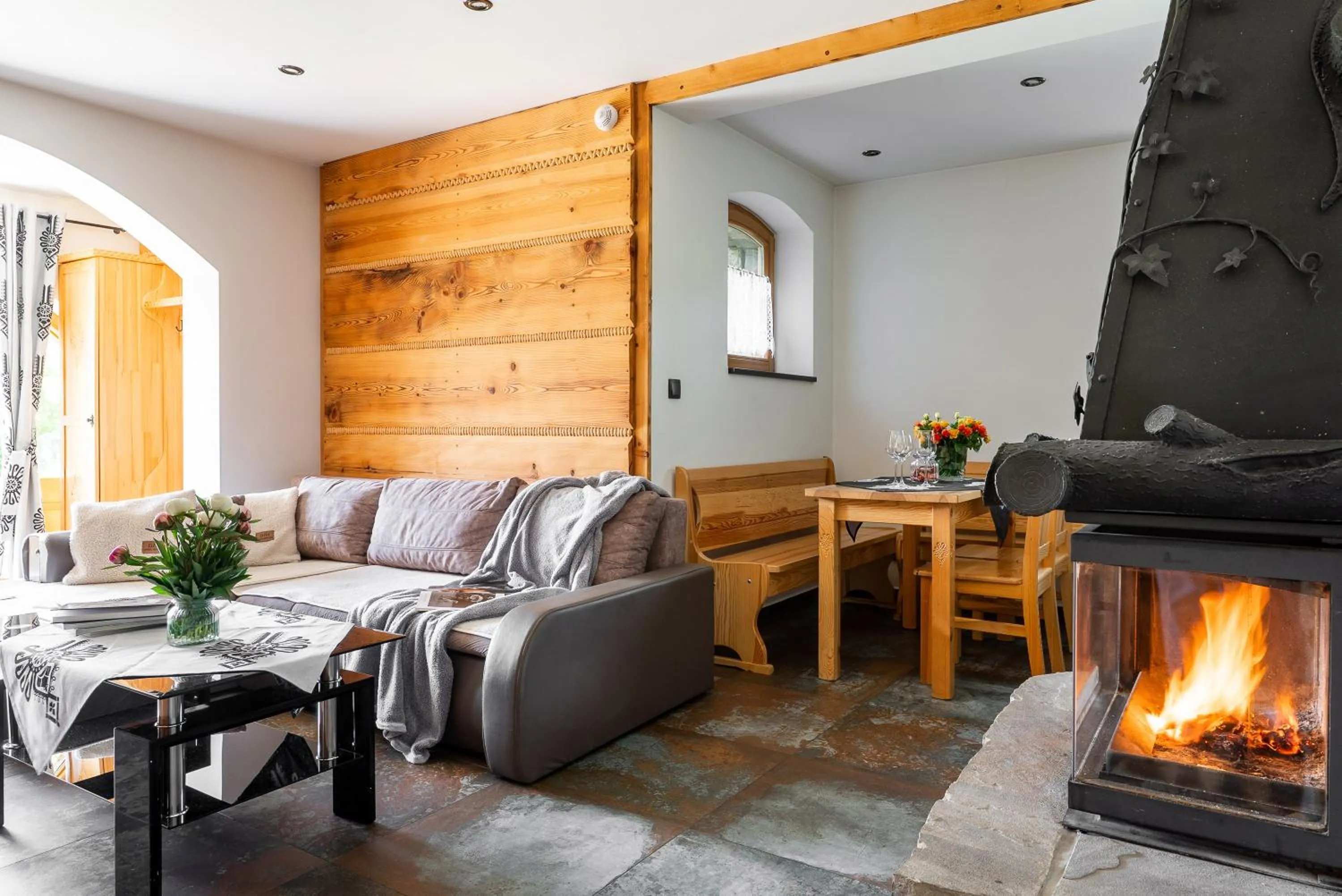 Living room in Willa Turnia