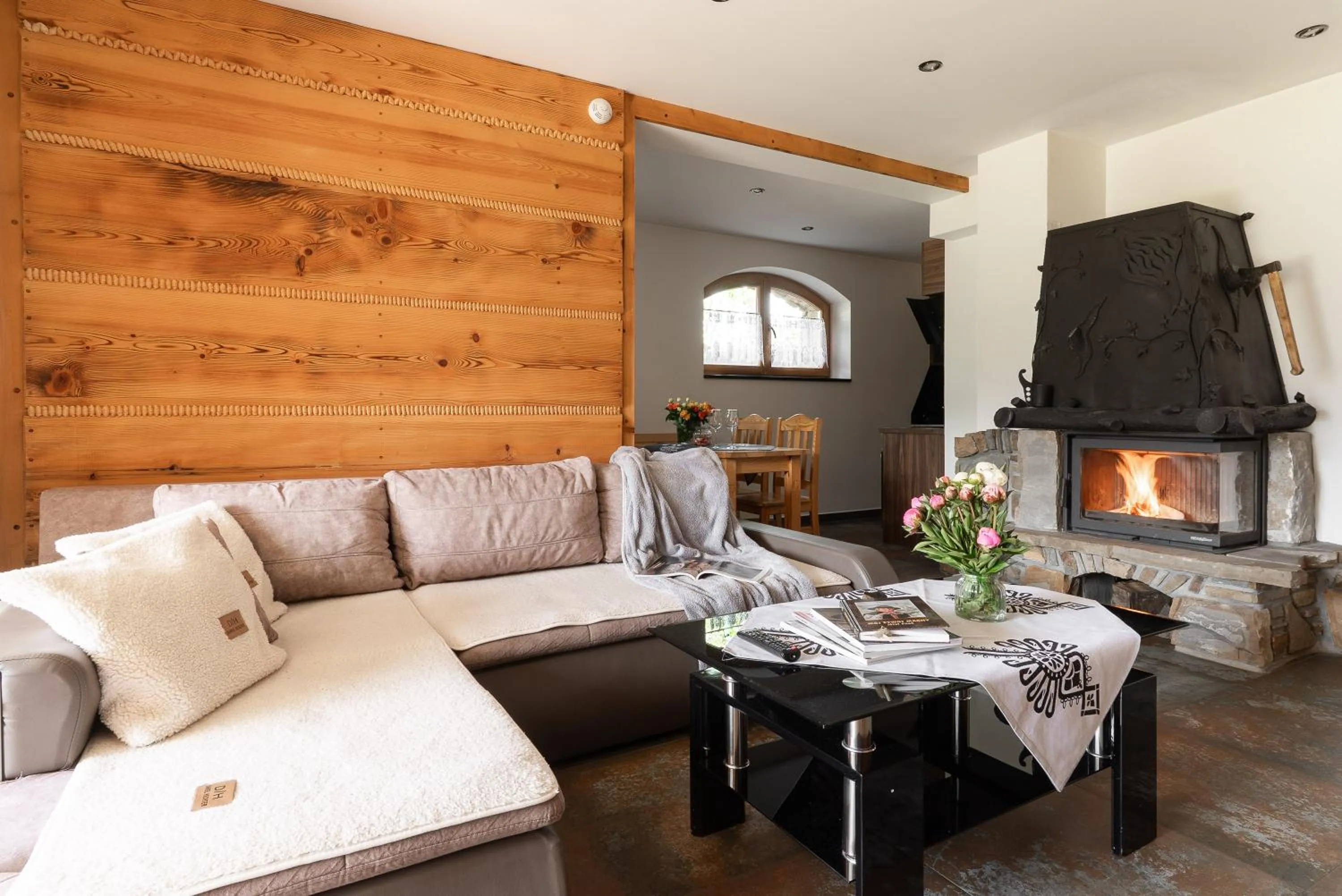 Living room in Willa Turnia