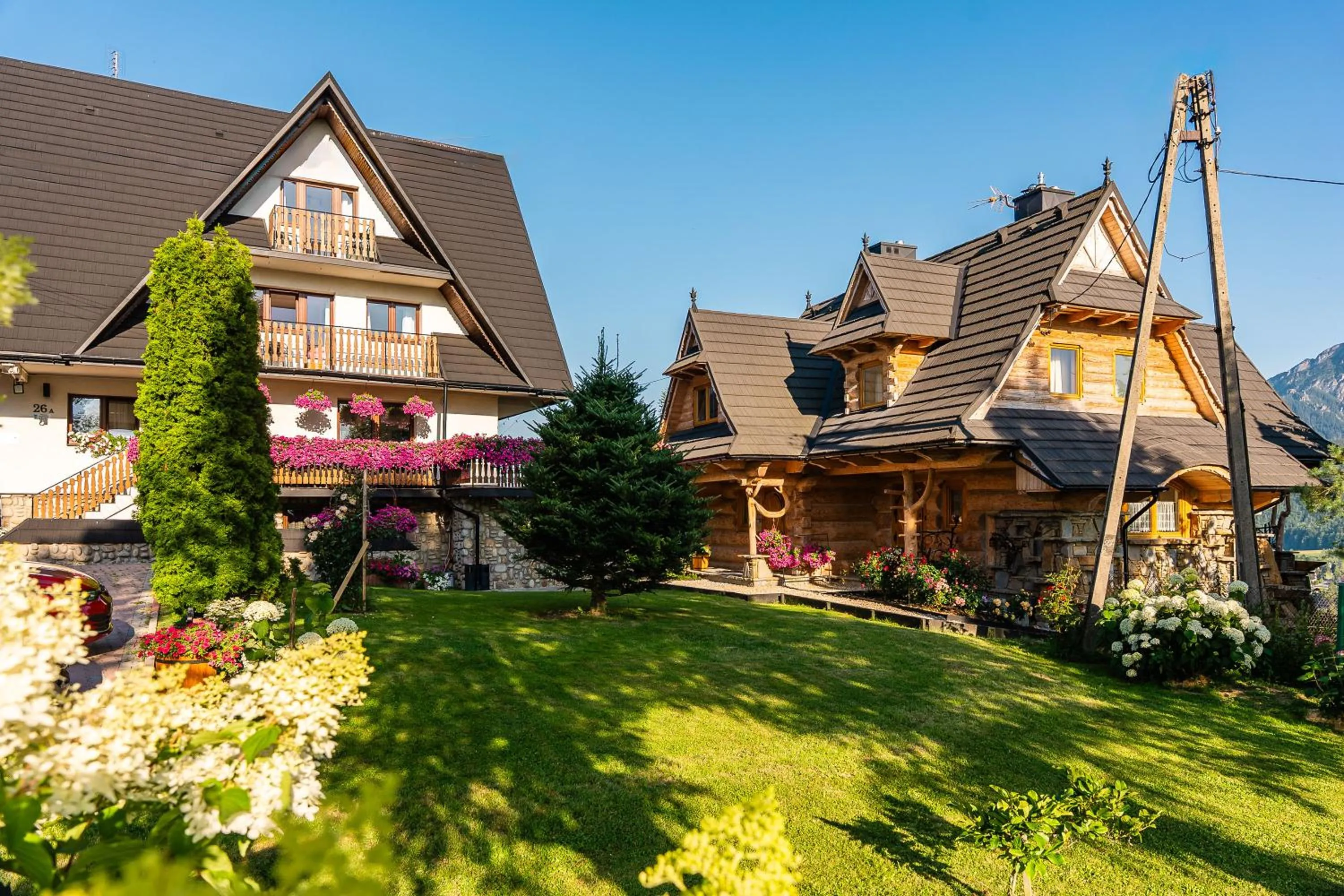 Garden view in Willa Turnia