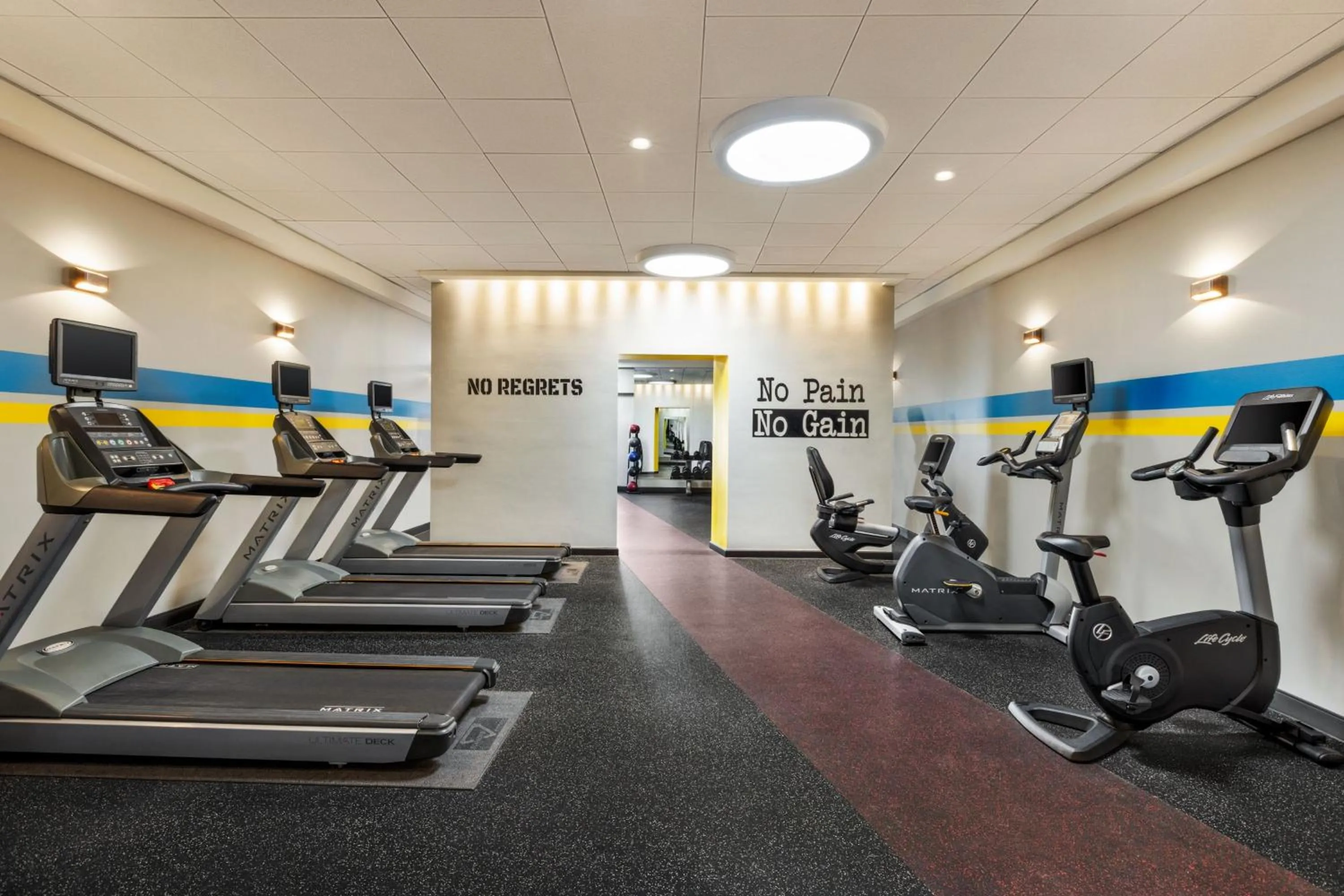 Fitness centre/facilities in Magnolia Hotel Houston, a Tribute Portfolio Hotel