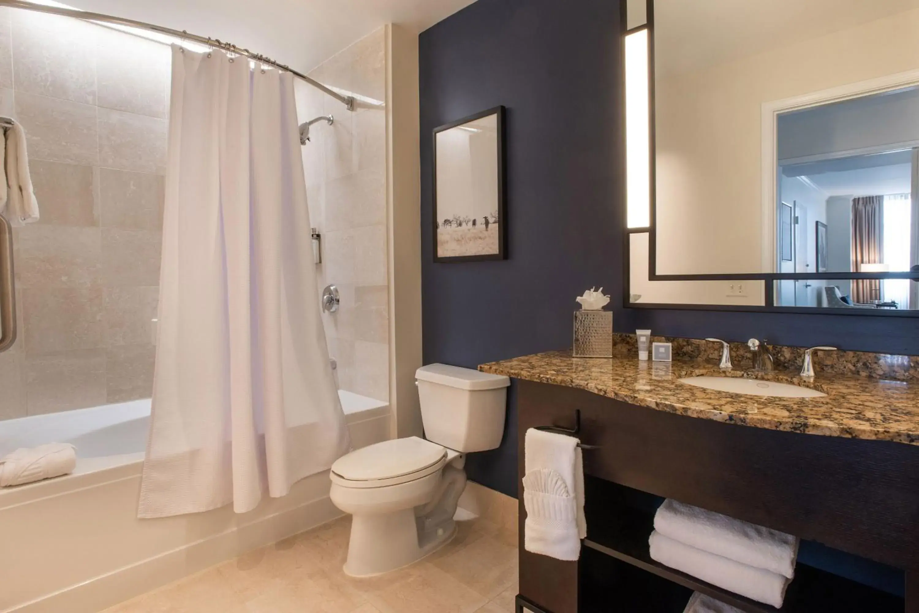 Bathroom in Magnolia Hotel Houston, a Tribute Portfolio Hotel Bathroom in Magnolia Hotel Houston, a Tribute Portfolio Hotel