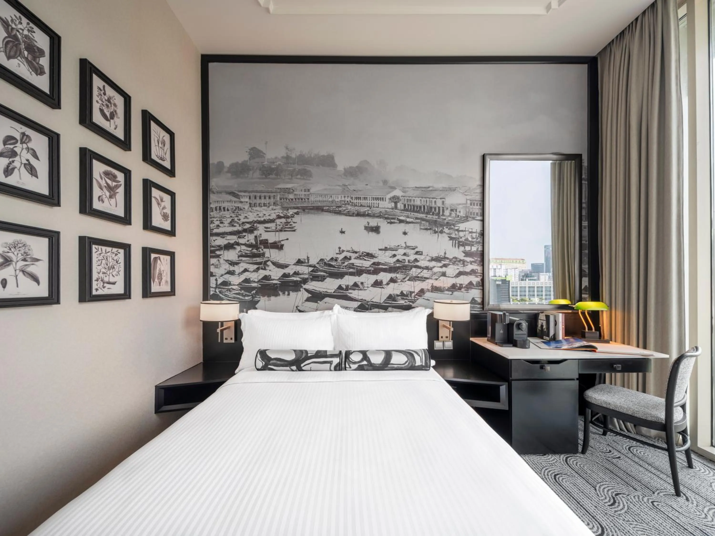 Bed in The Robertson House by The Crest Collection