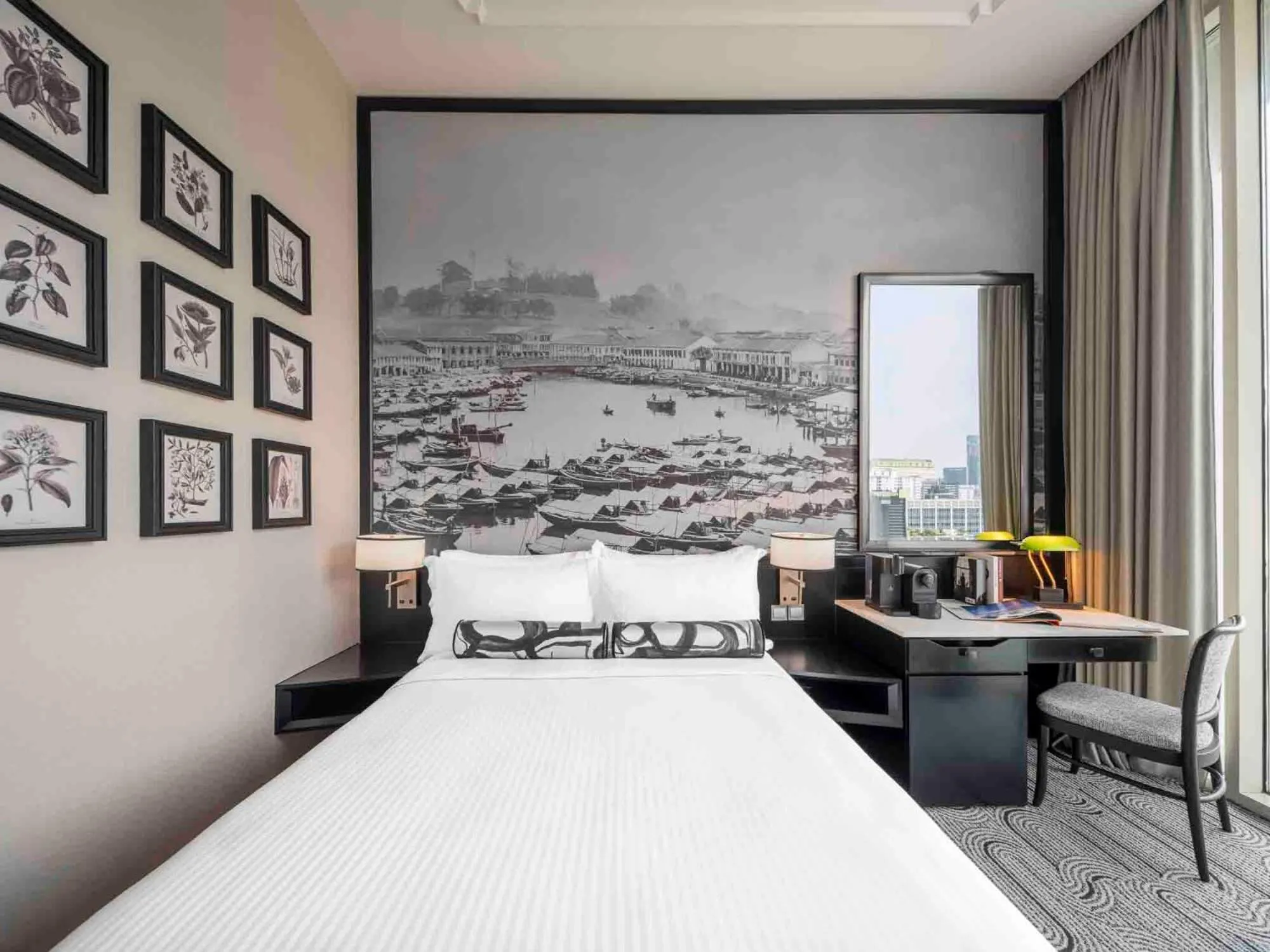 Bed in The Robertson House by The Crest Collection