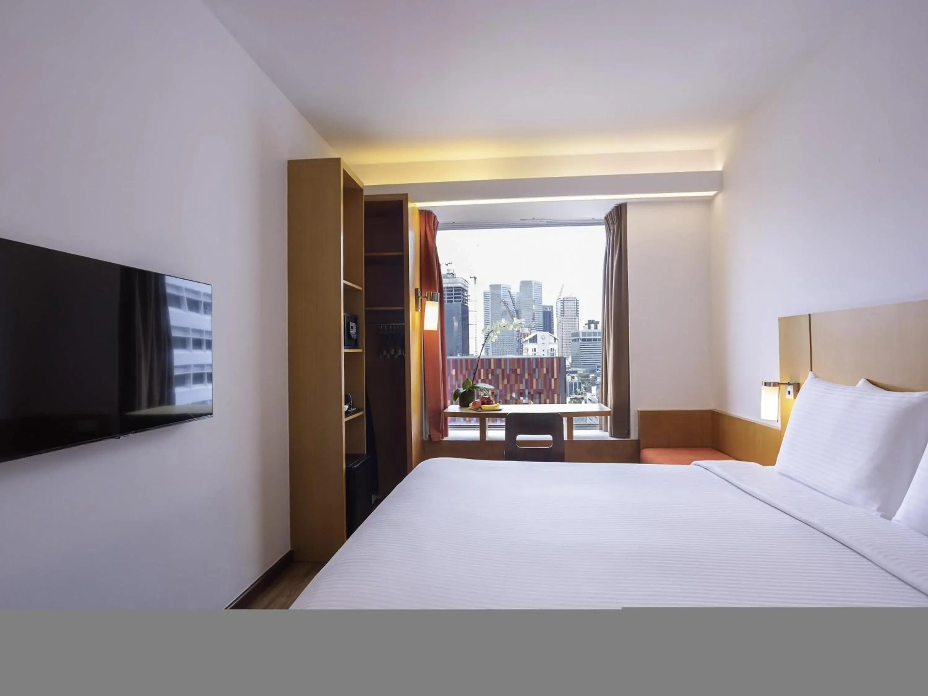 Bedroom, Bed in Ibis Singapore on Bencoolen - Newly Renovated Bedroom, Bed in Ibis Singapore on Bencoolen - Newly Renovated