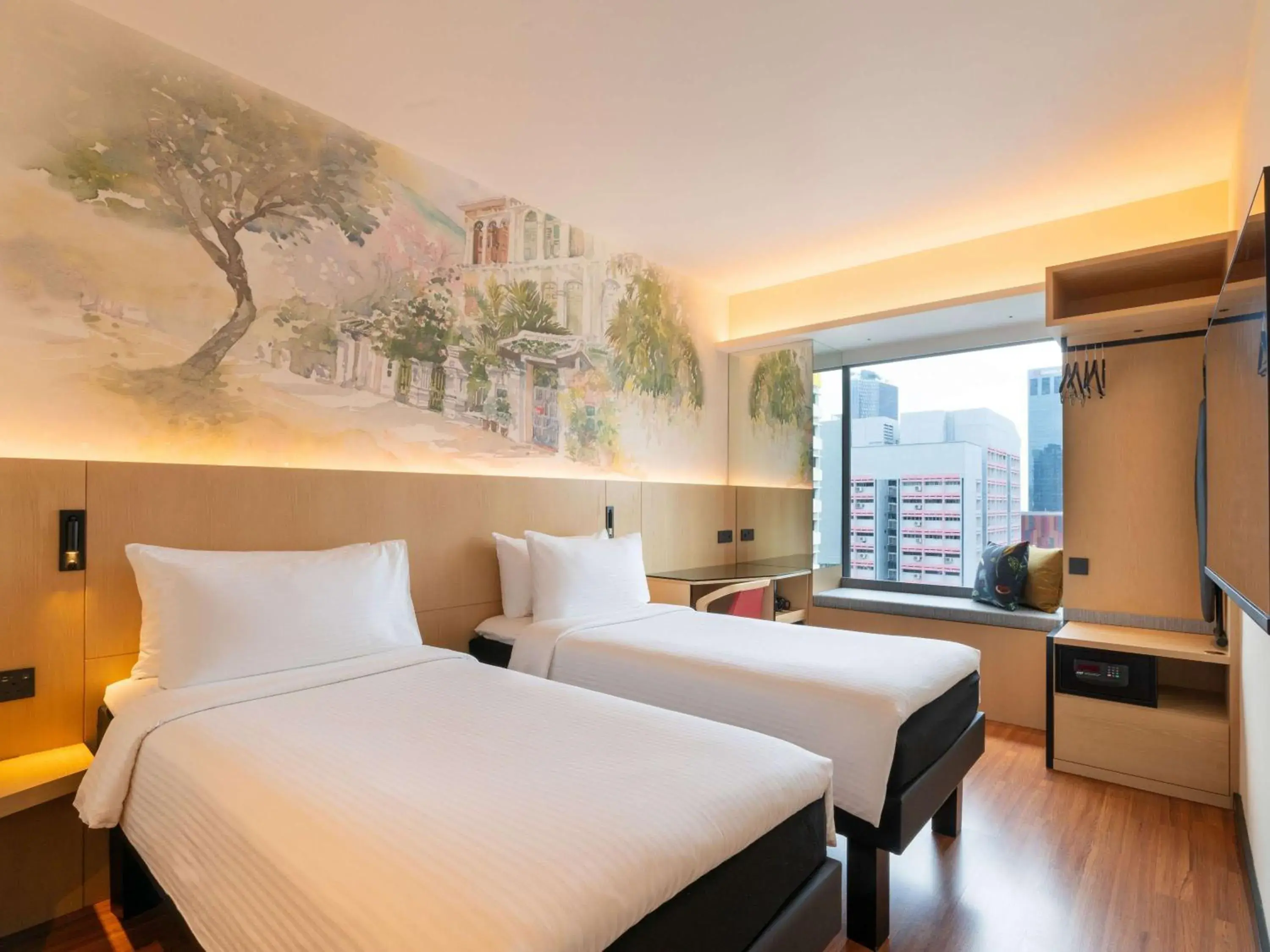 Bedroom, Bed in Ibis Singapore on Bencoolen - Newly Renovated Bedroom, Bed in Ibis Singapore on Bencoolen - Newly Renovated