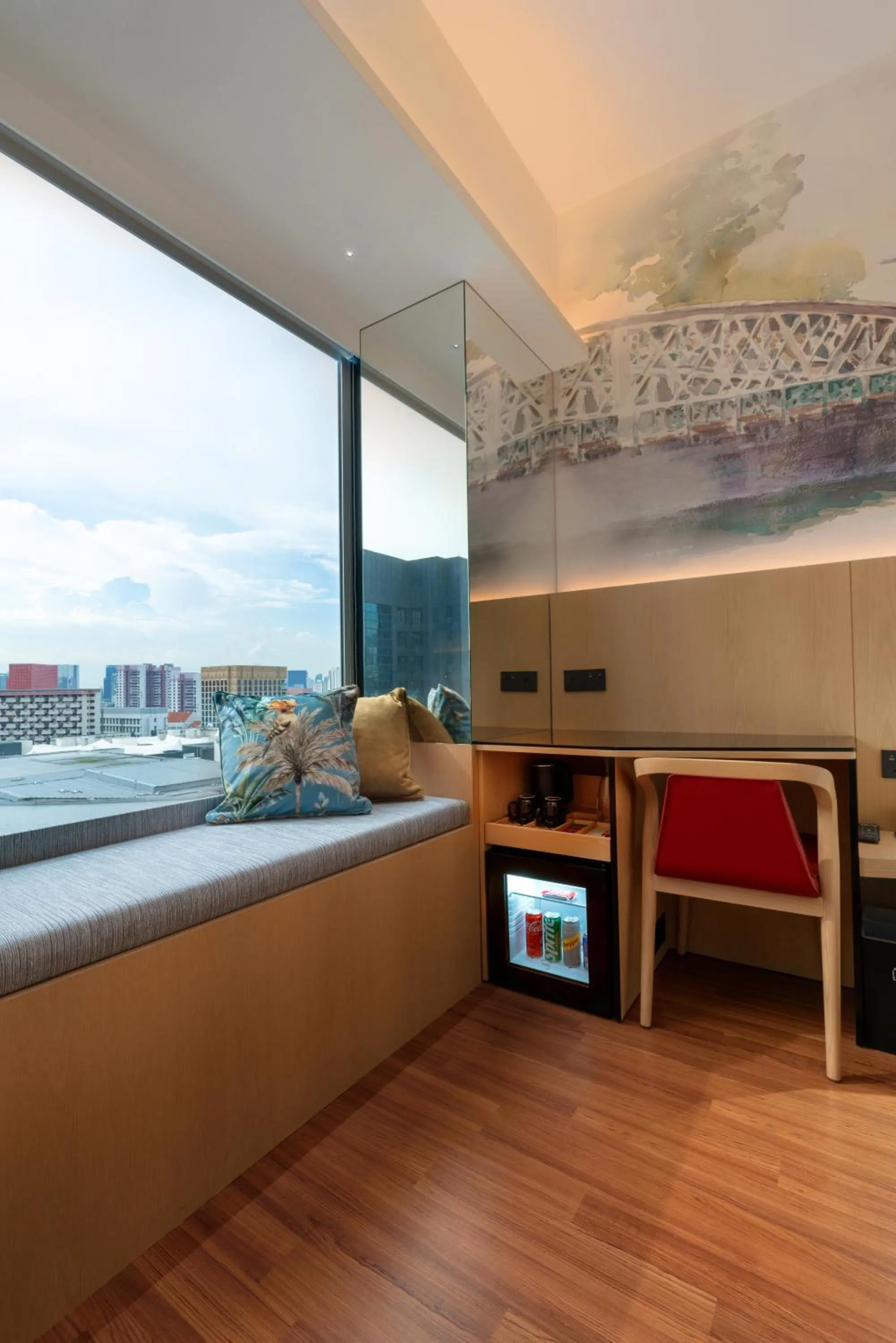 Seating area, Bed in Ibis Singapore on Bencoolen - Newly Renovated