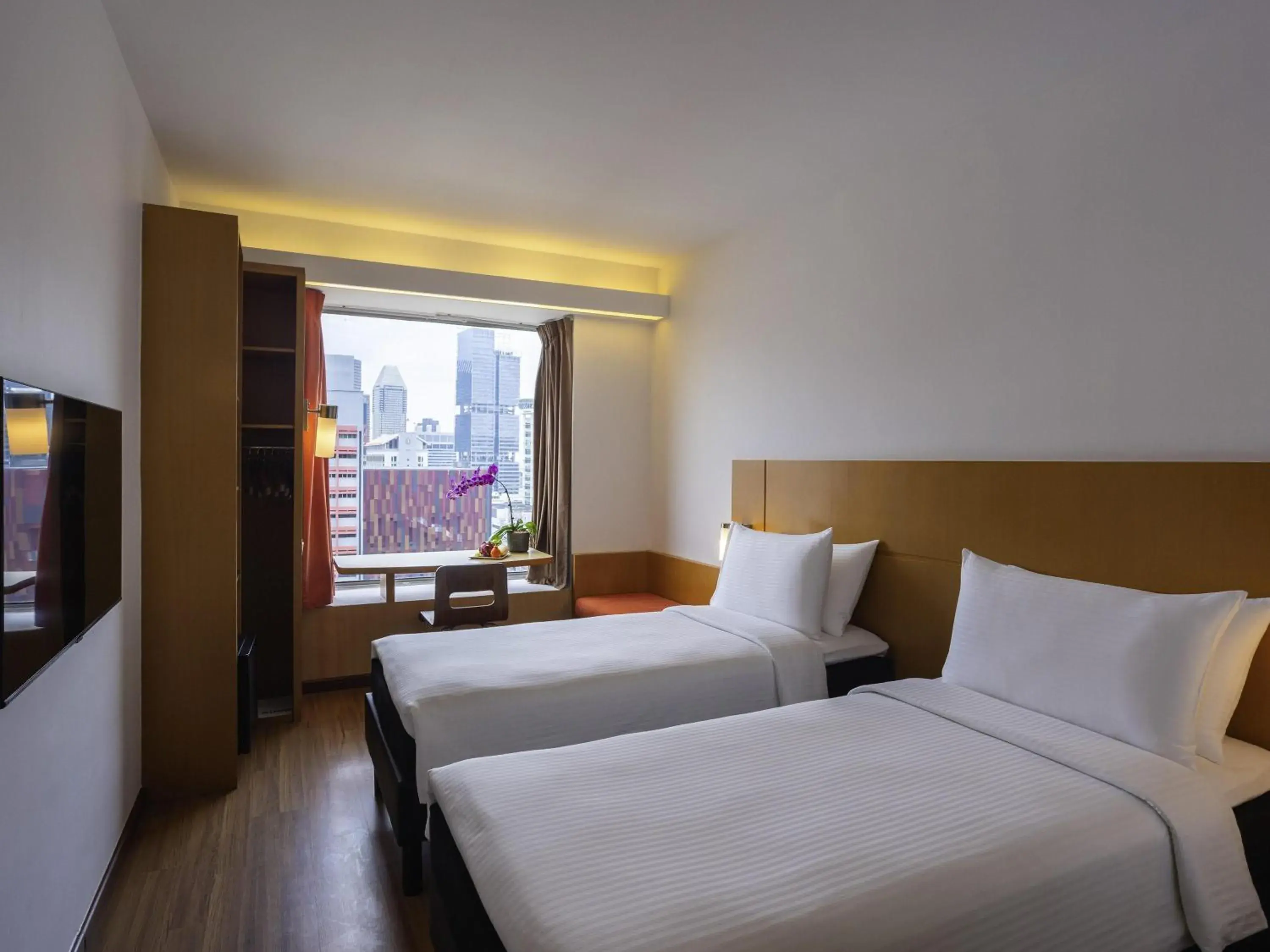 Bedroom, Bed in Ibis Singapore on Bencoolen - Newly Renovated Bedroom, Bed in Ibis Singapore on Bencoolen - Newly Renovated