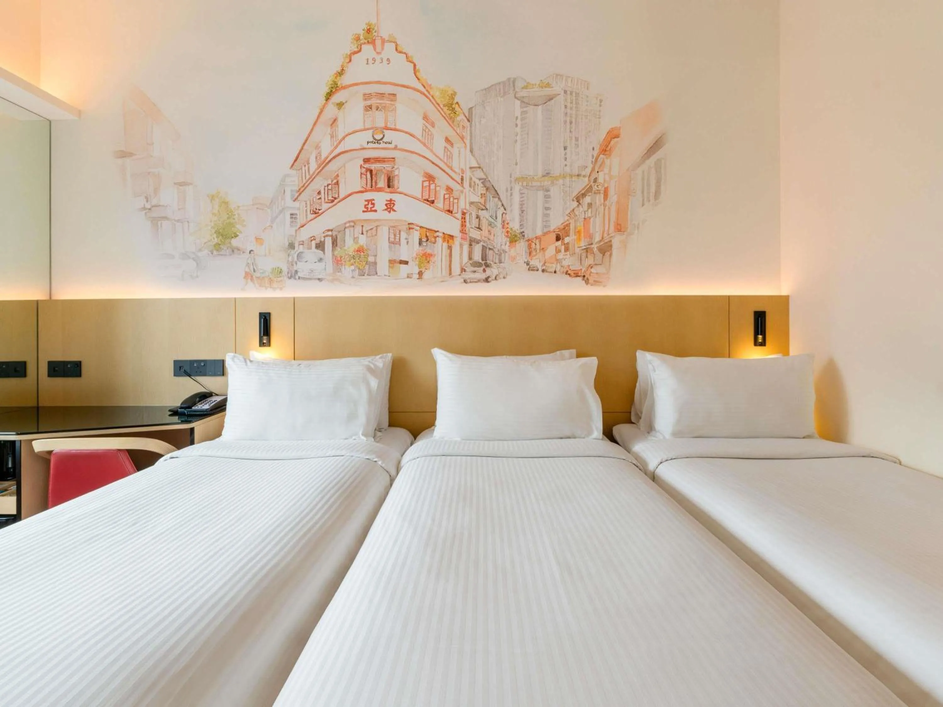 Bedroom, Bed in Ibis Singapore on Bencoolen - Newly Renovated