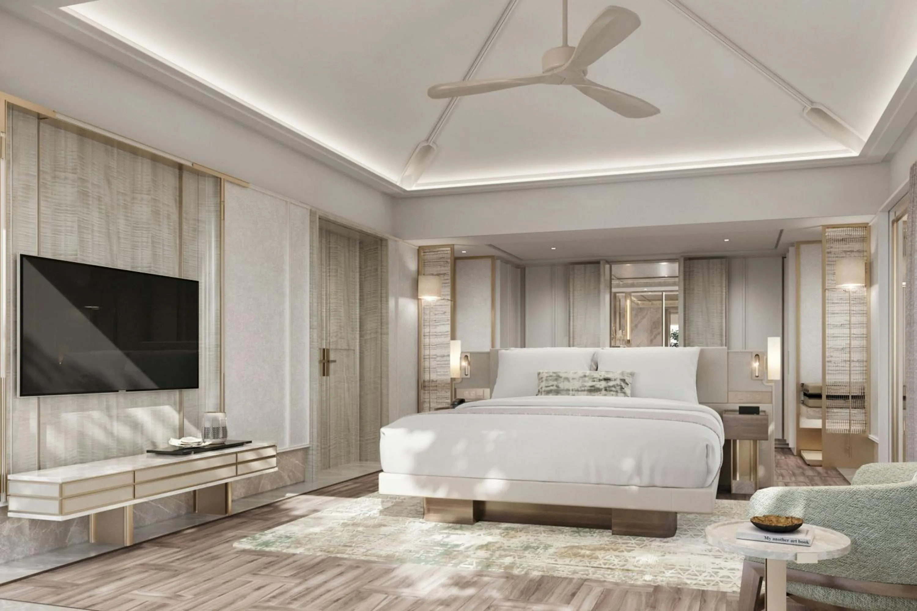 Bedroom, Bed in The St. Regis Goa Resort