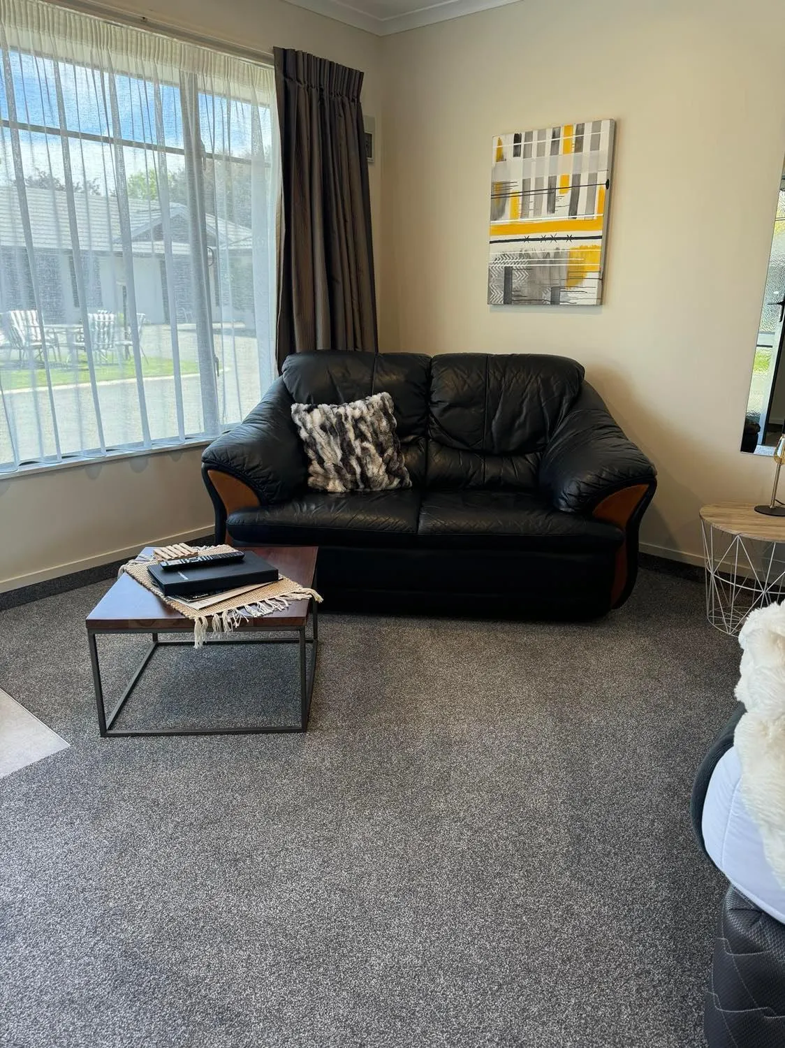 Living room in Centre Court Motel