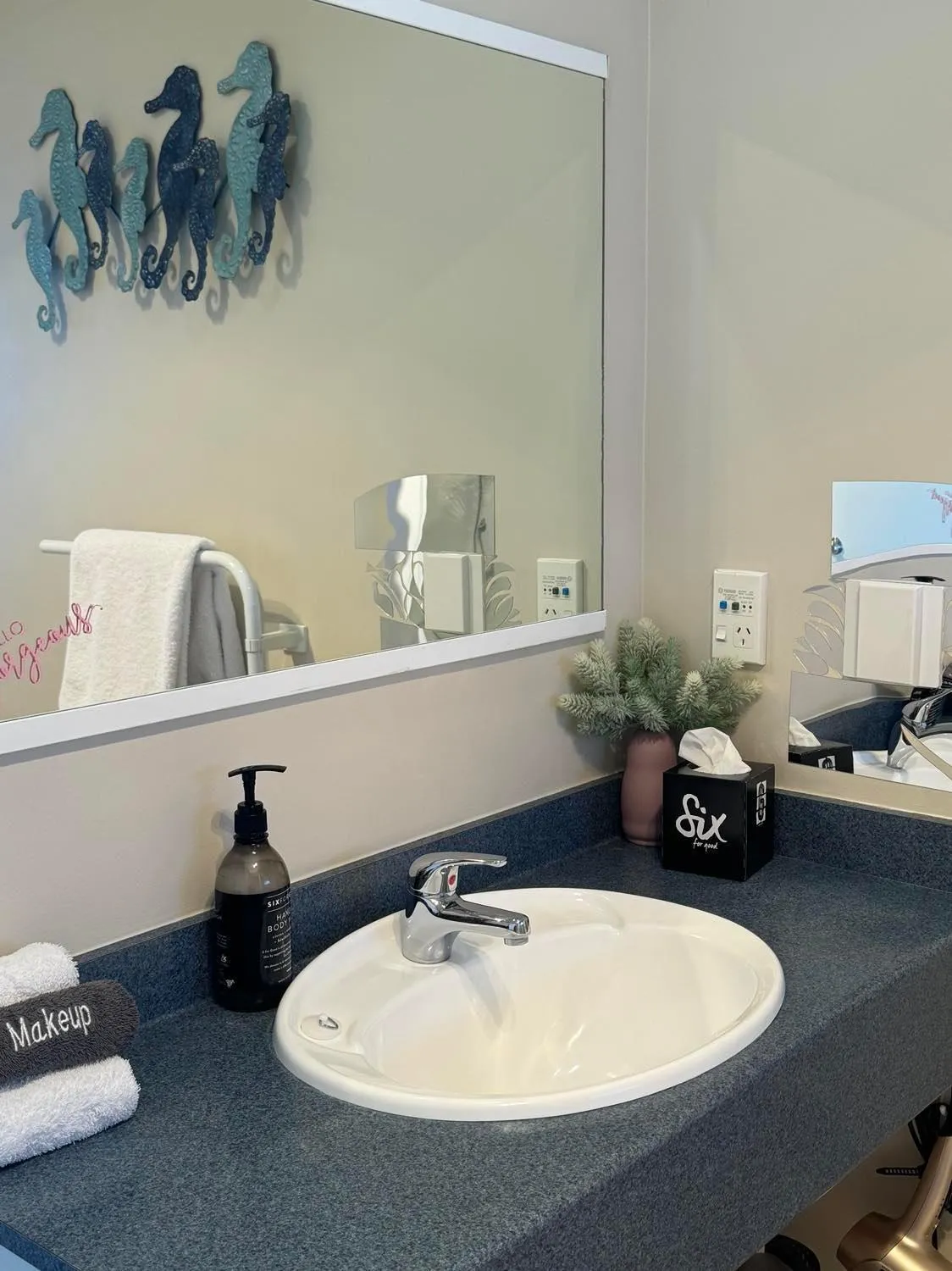 Bathroom in Centre Court Motel