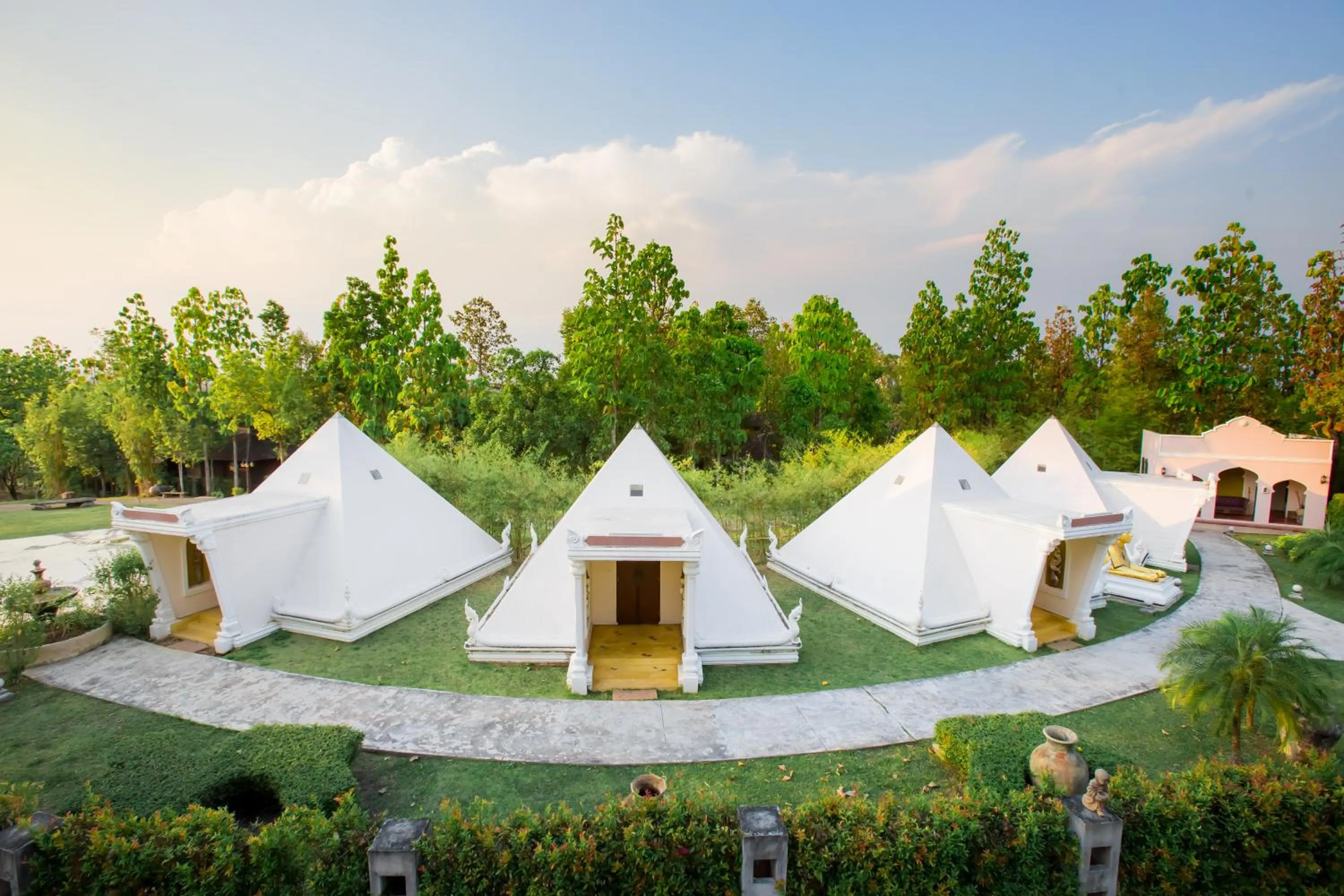 Garden view in Jirung Health Village