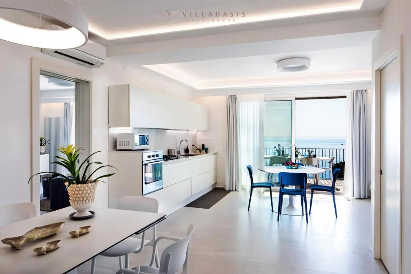 Kitchen or kitchenette in Taormina Villa Oasis Residence