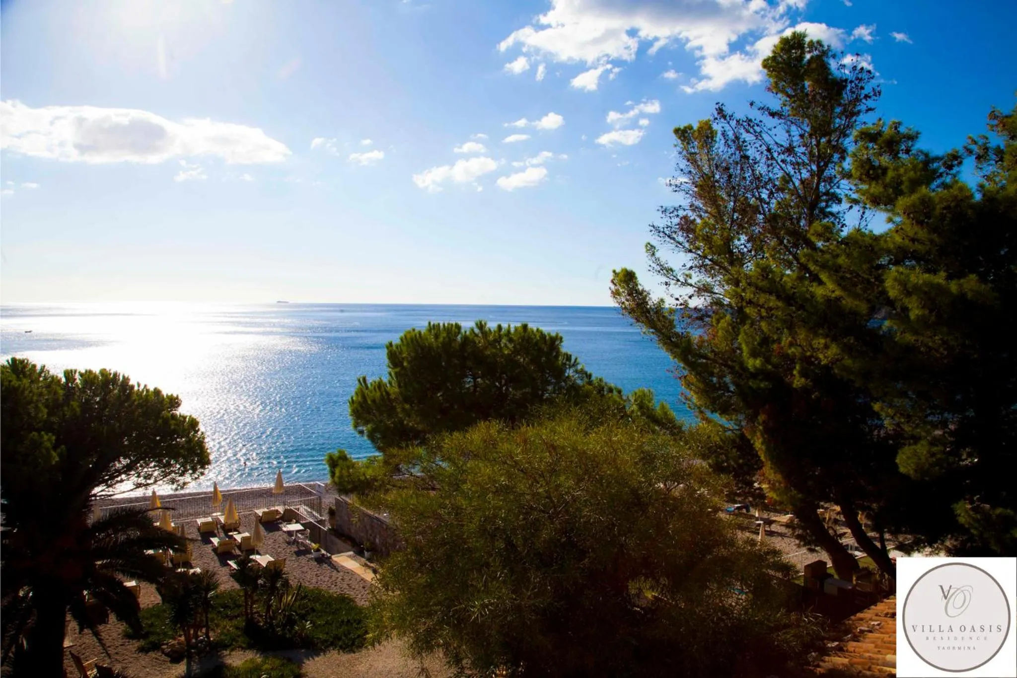 Sea view in Taormina Villa Oasis Residence