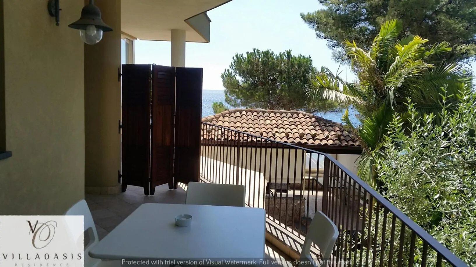 Garden view in Taormina Villa Oasis Residence