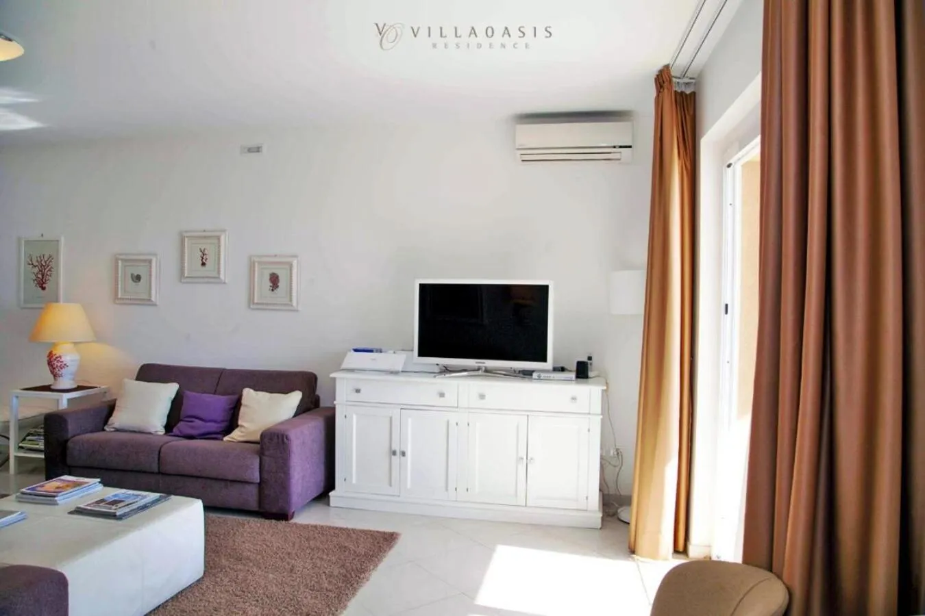 TV and multimedia in Taormina Villa Oasis Residence