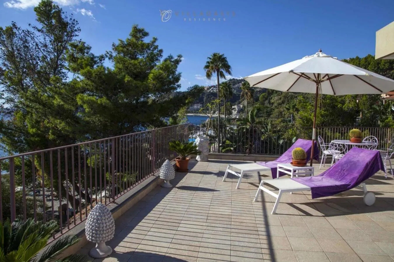 Natural landscape in Taormina Villa Oasis Residence