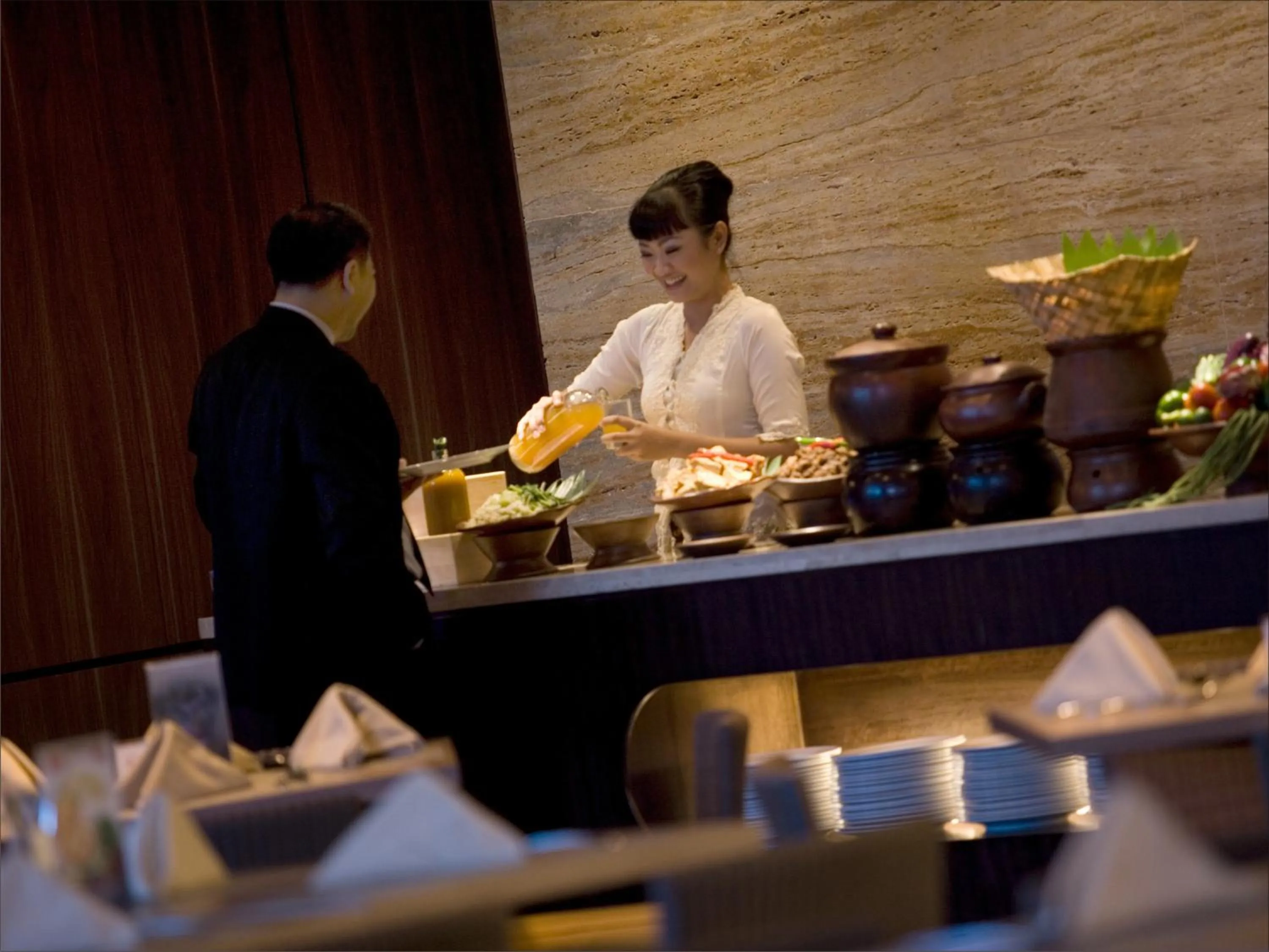 Breakfast in Hotel Santika Pandegiling - Surabaya