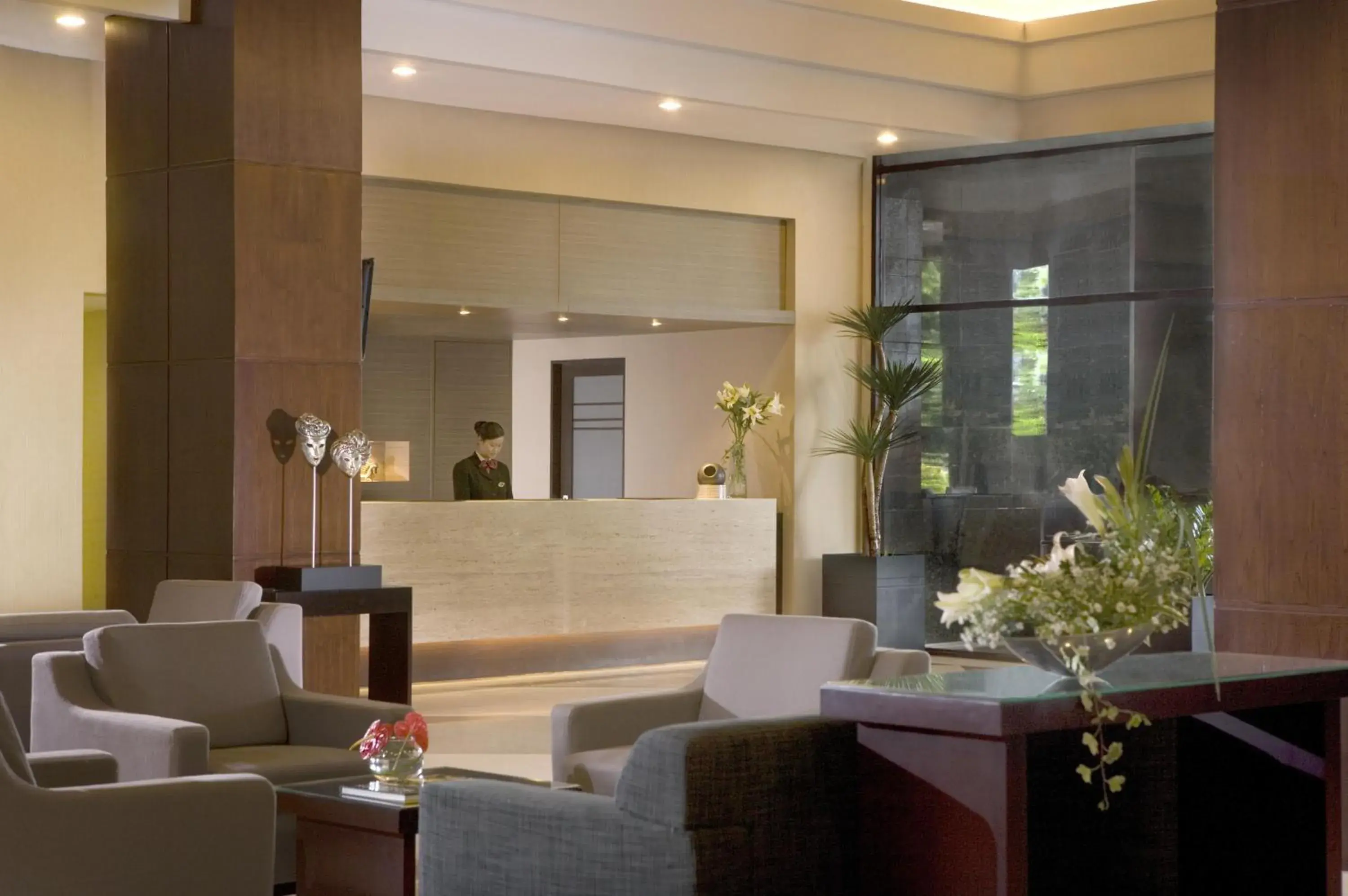 Lobby or reception in Hotel Santika Pandegiling - Surabaya Lobby or reception in Hotel Santika Pandegiling - Surabaya