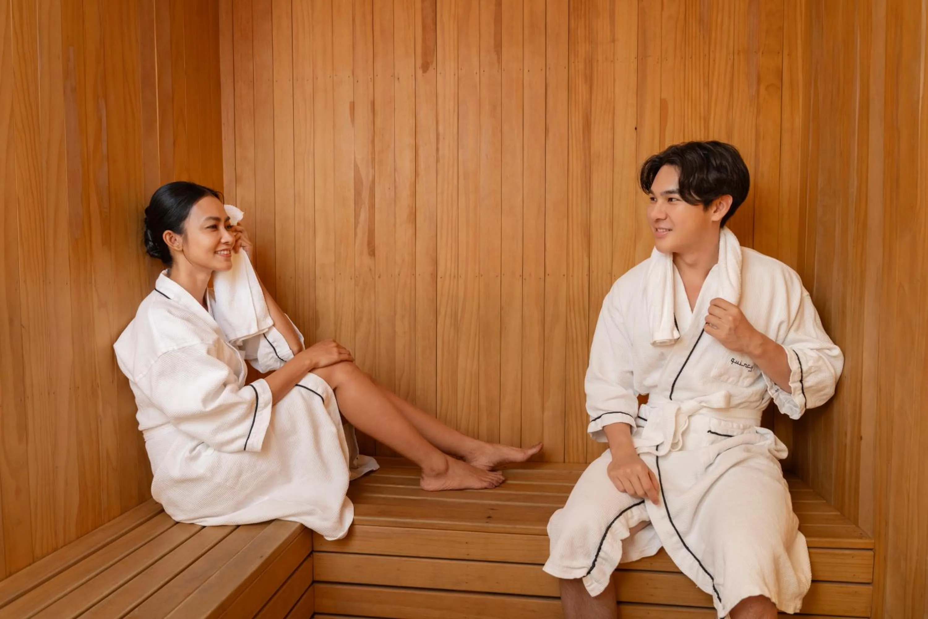 Steam room in Quincy Hotel Singapore by Far East Hospitality