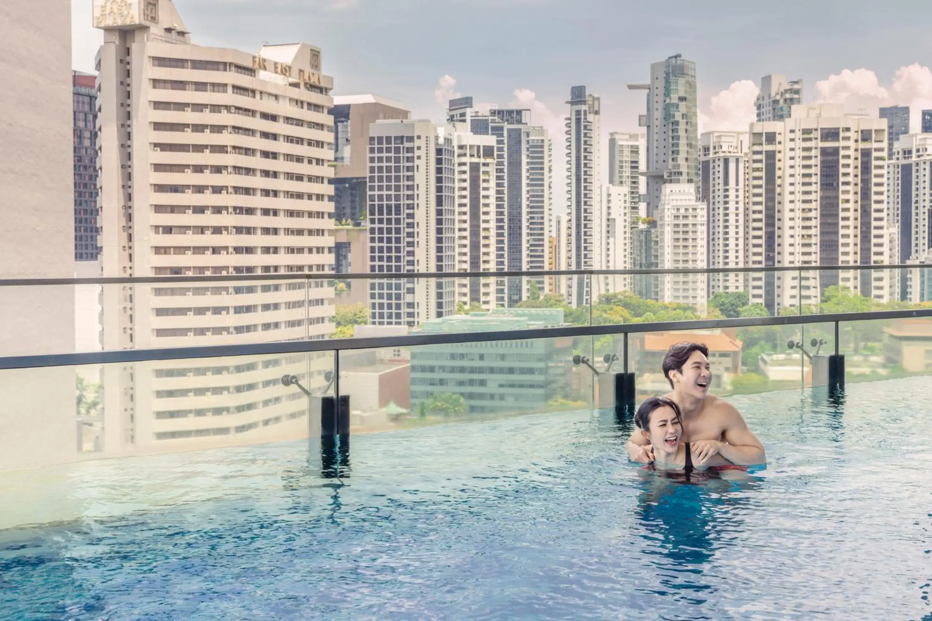 Swimming pool in Quincy Hotel Singapore by Far East Hospitality Swimming pool in Quincy Hotel Singapore by Far East Hospitality