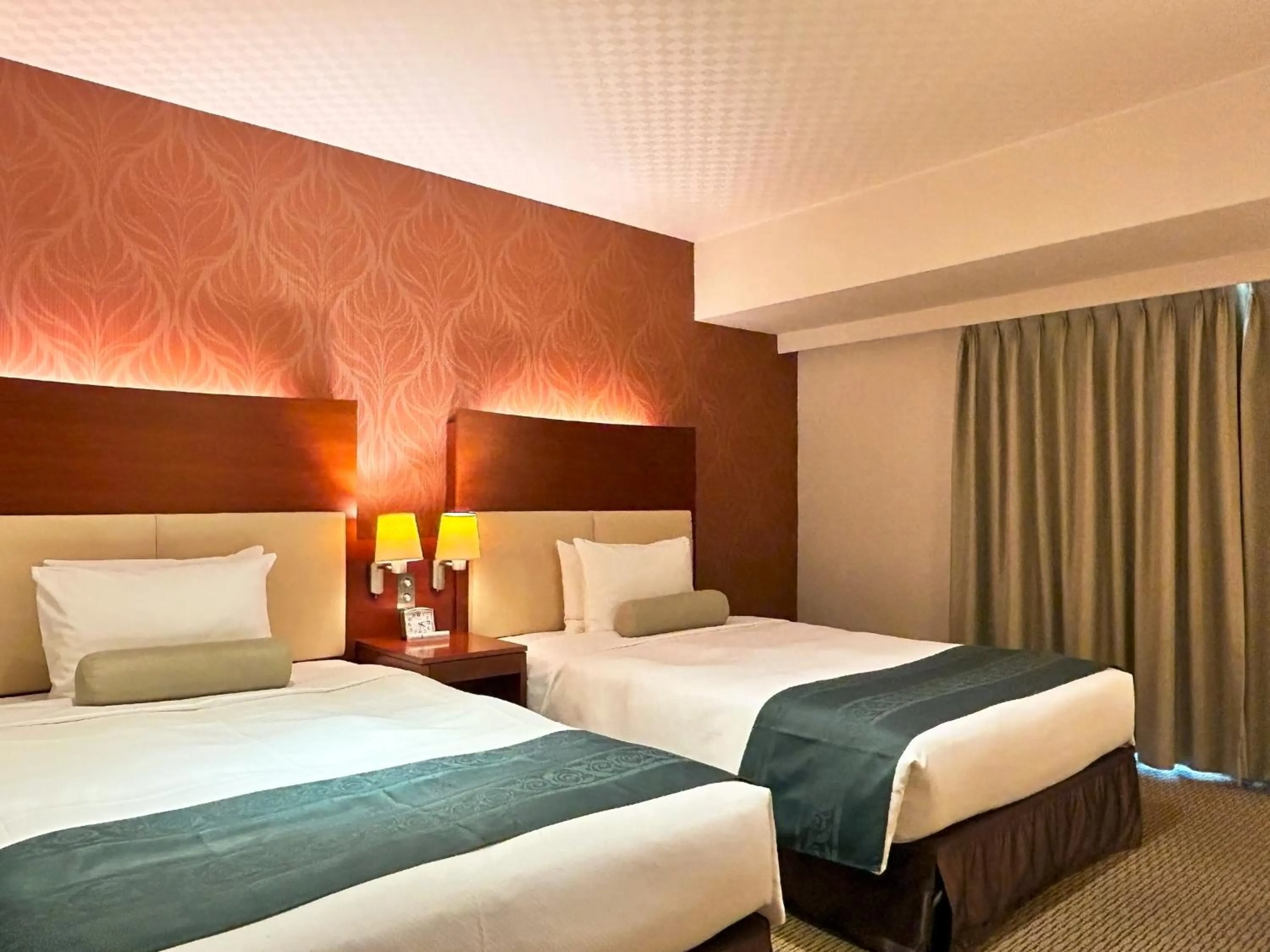 Bed in Nakajimaya Grand Hotel