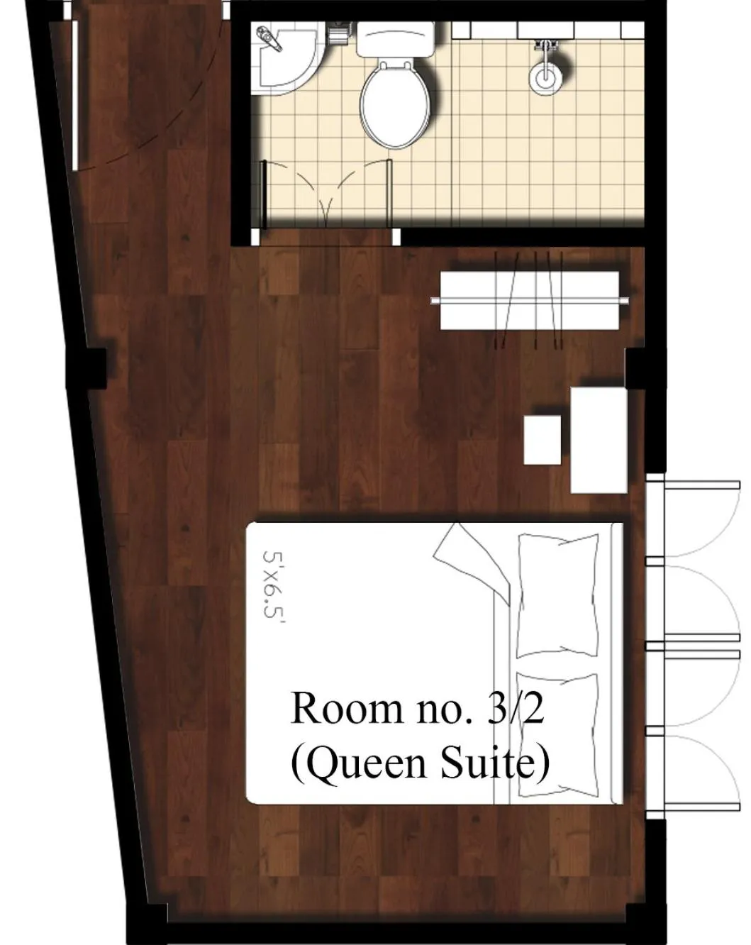 Floor plan in The Unforgotten B&B