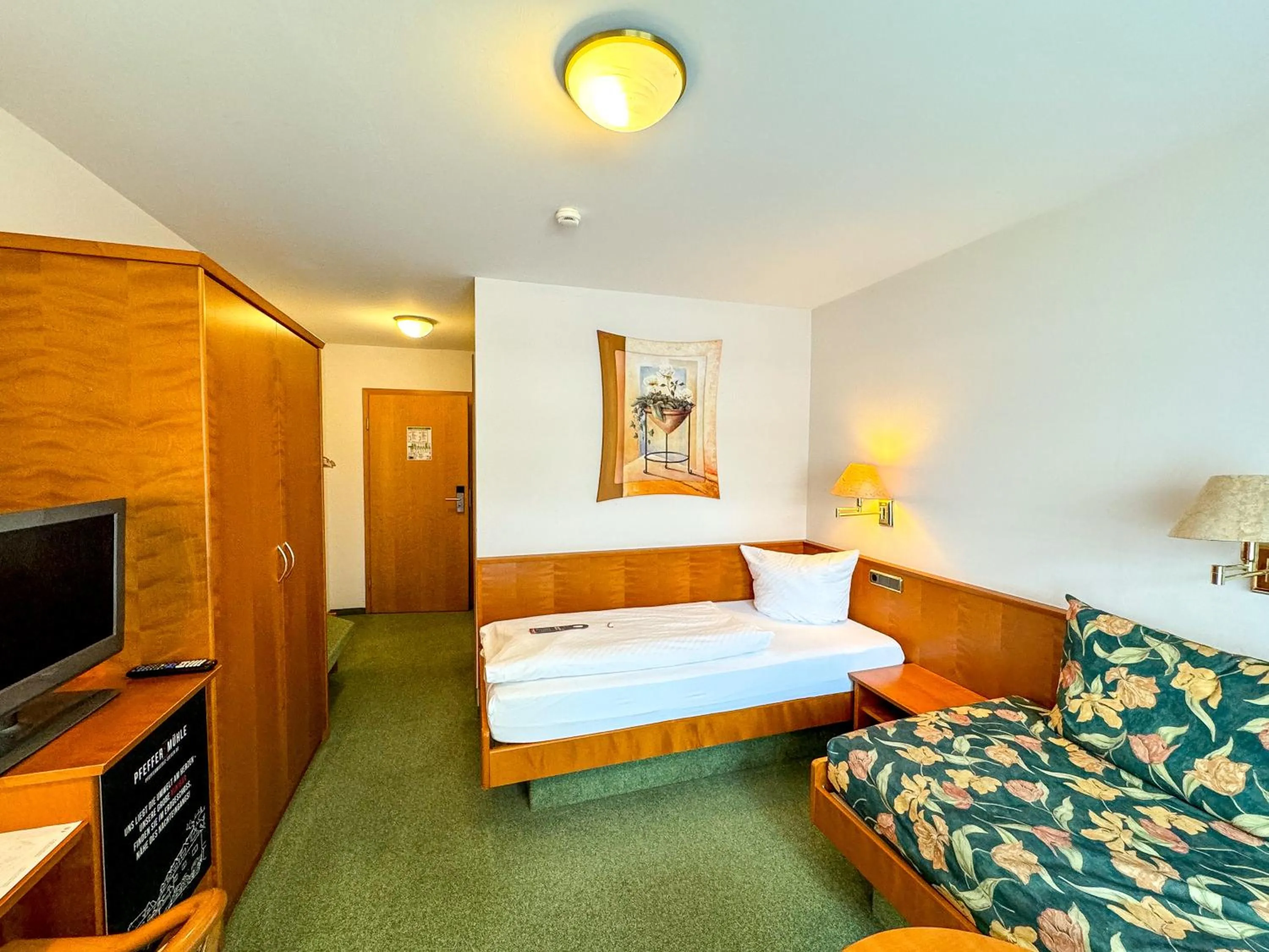 Bed in Hotel Pfeffermühle