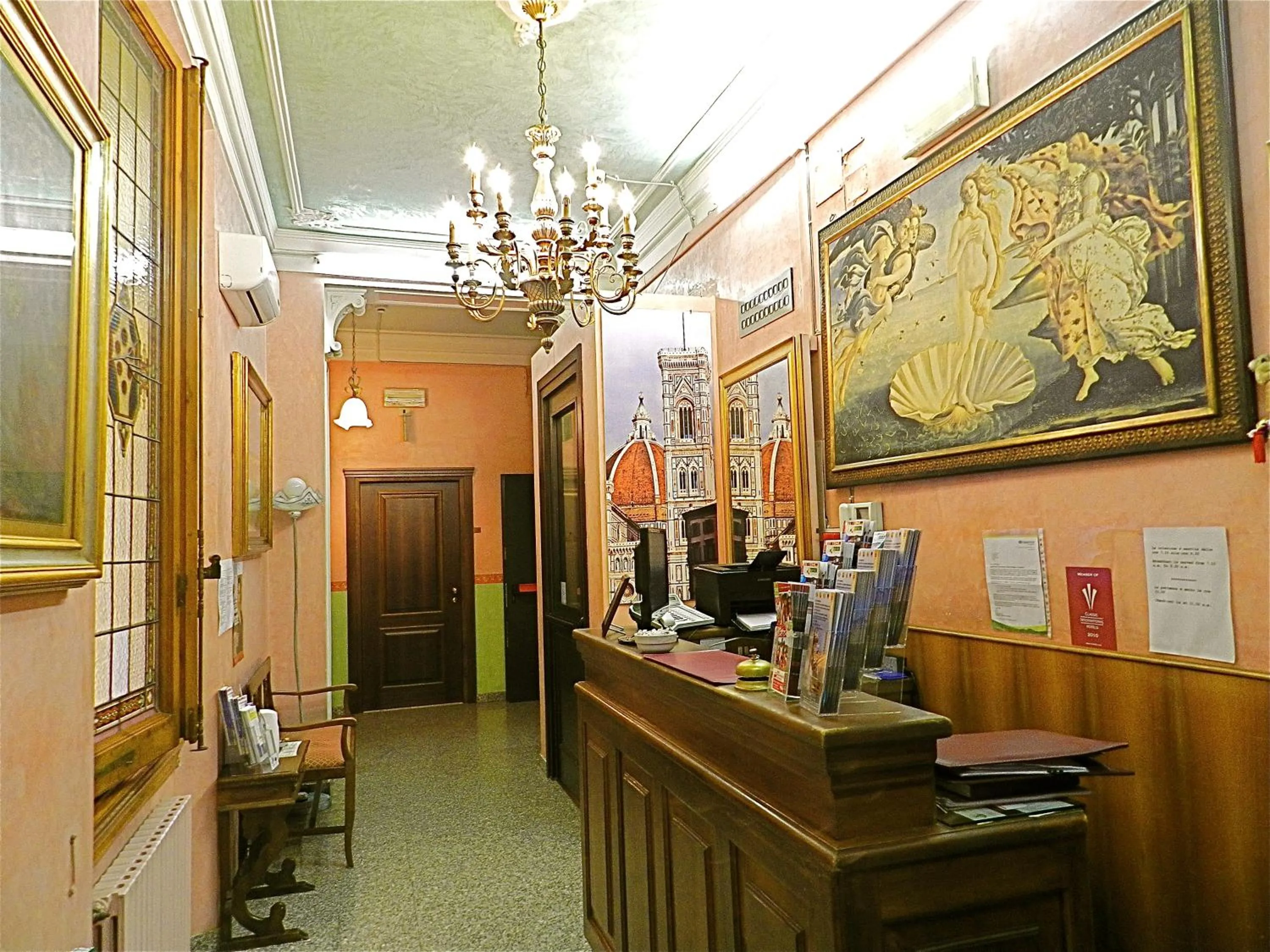 Lobby or reception in Hotel Desirèe