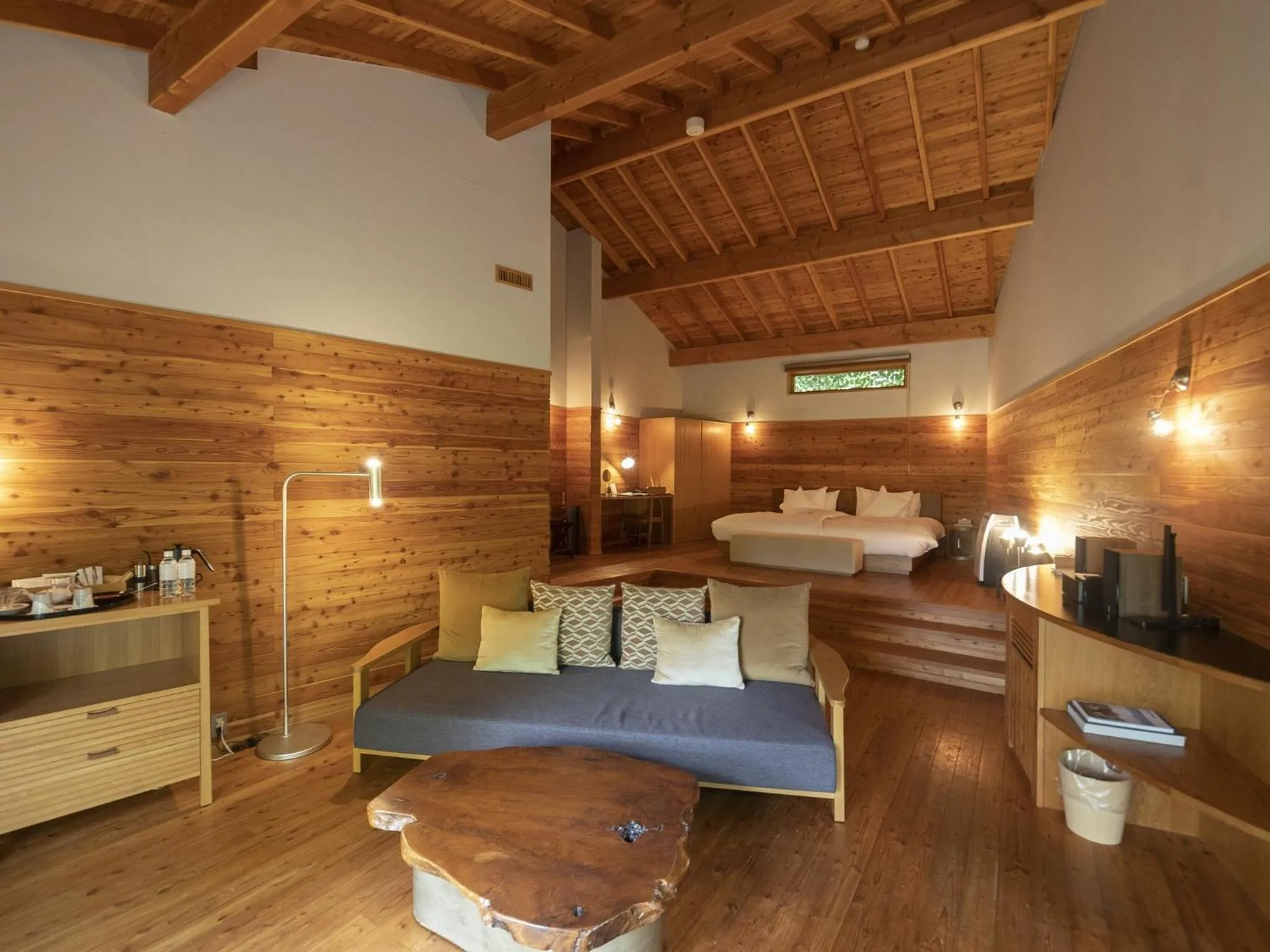 Bed in Hakone Retreat villa 1f