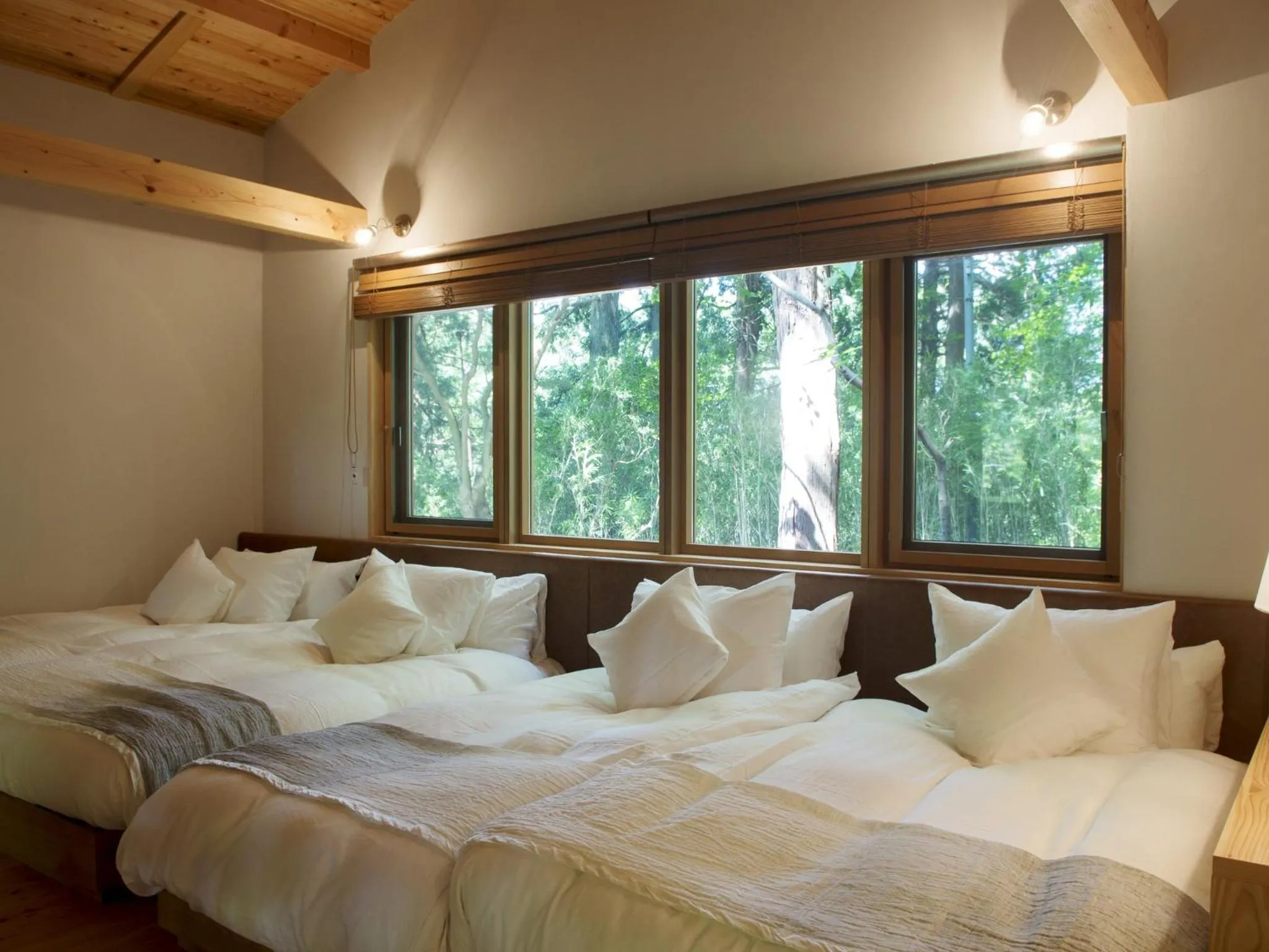 Bed in Hakone Retreat villa 1f