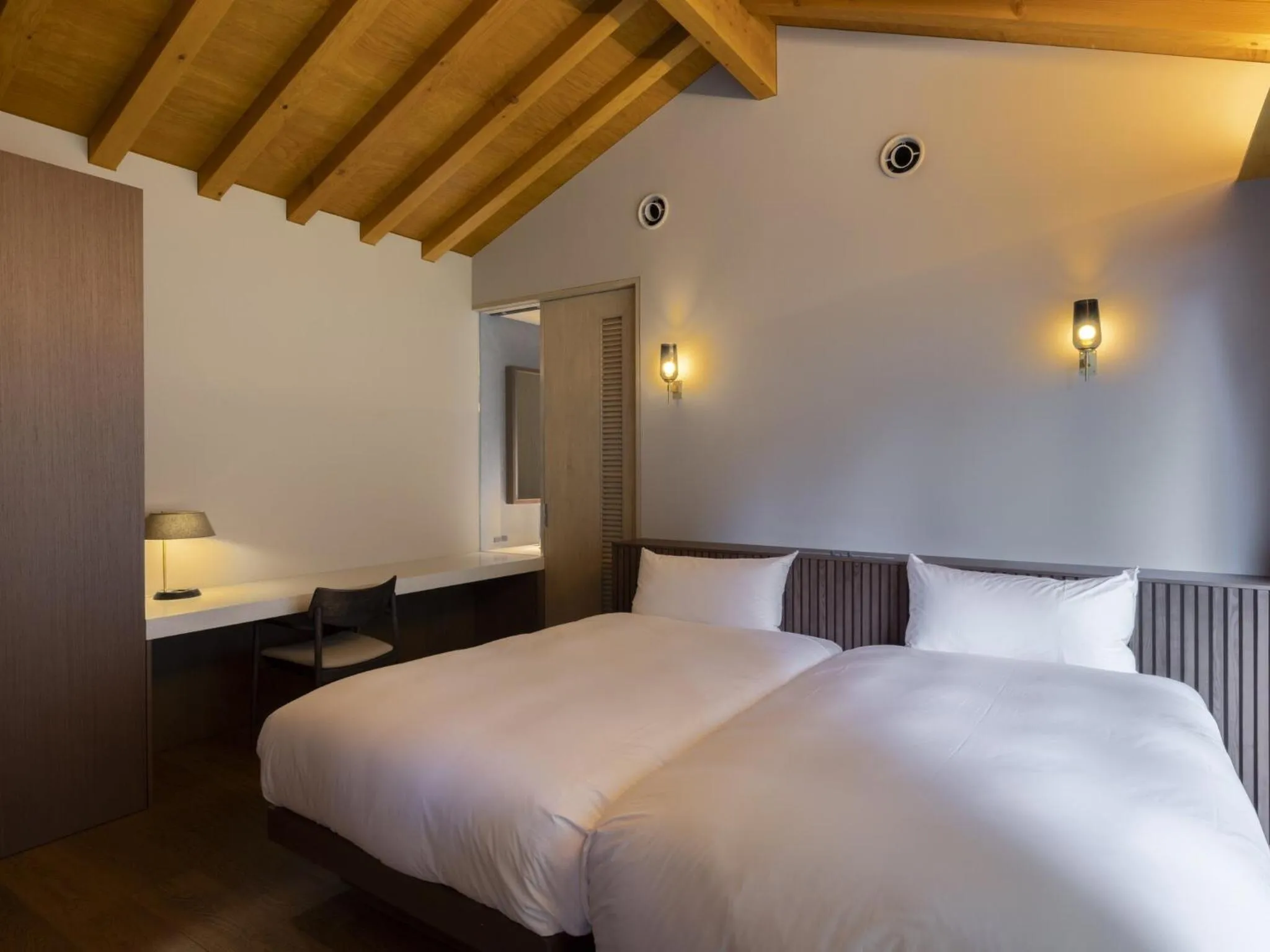 Bedroom, Bed in Hakone Retreat villa 1f