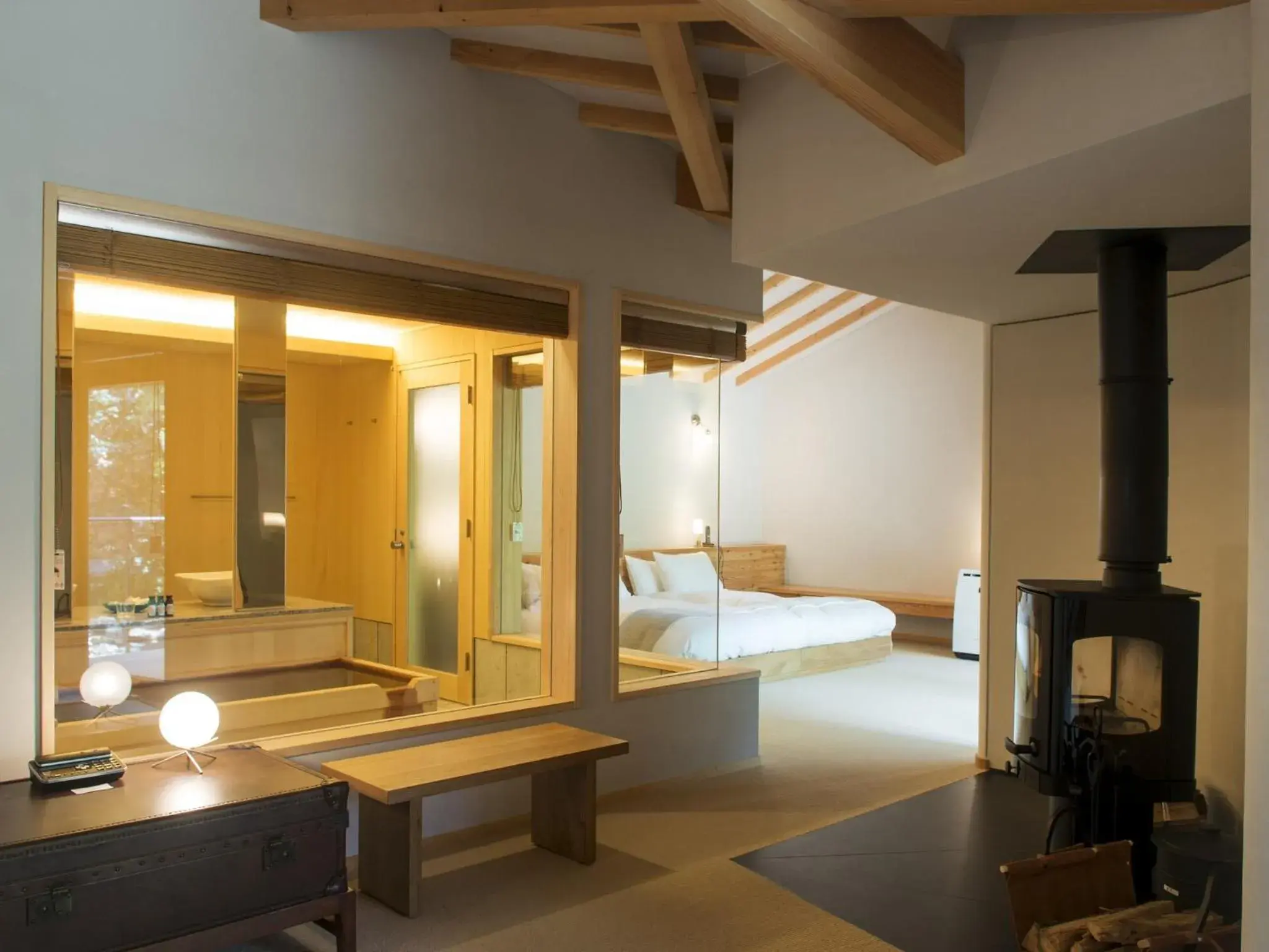 Bedroom, Bed in Hakone Retreat villa 1f Bedroom, Bed in Hakone Retreat villa 1f