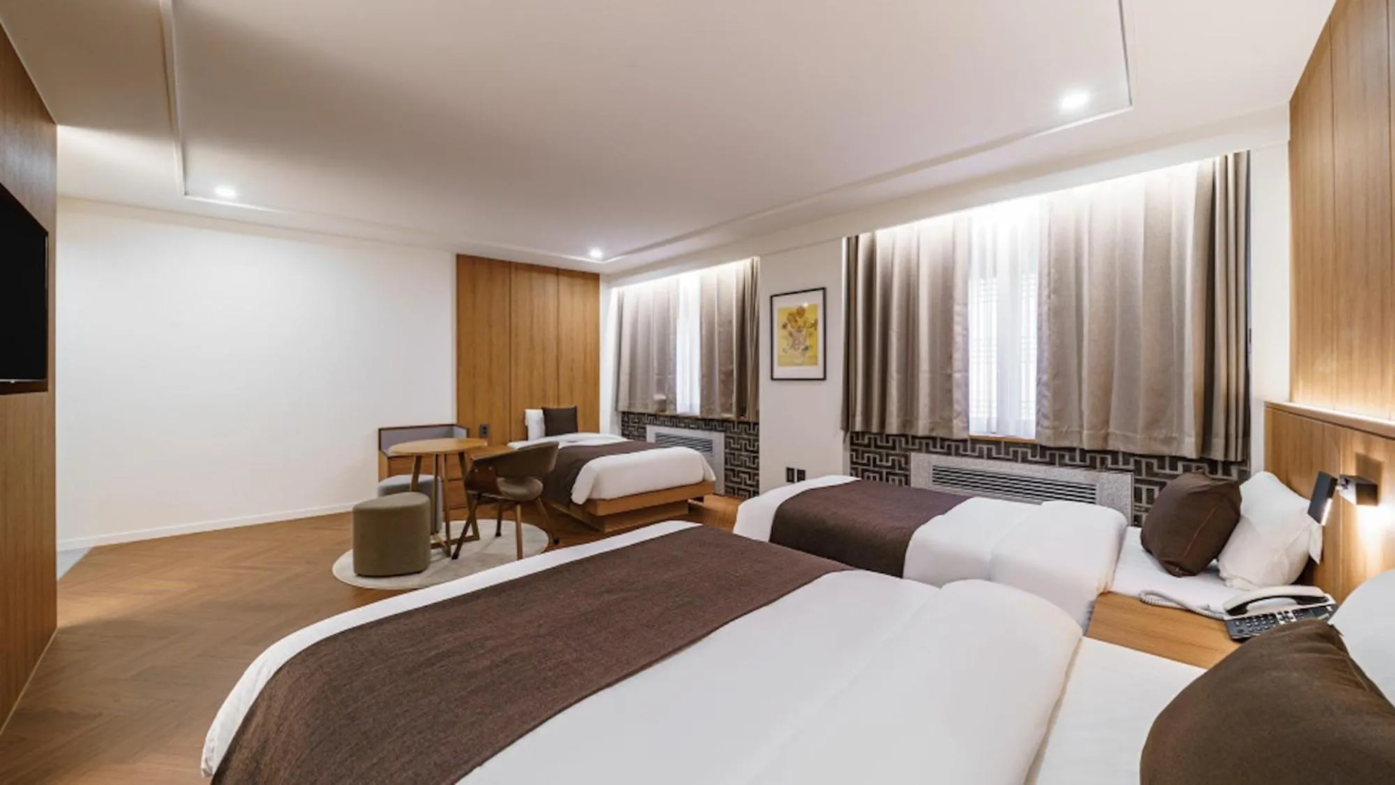 Bed in Commodore Hotel Busan