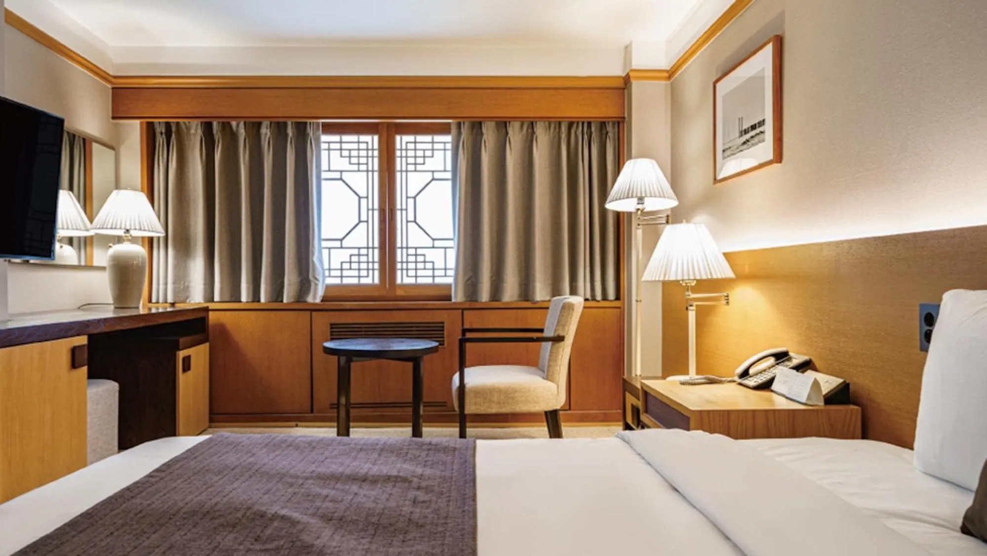 Bed in Commodore Hotel Busan