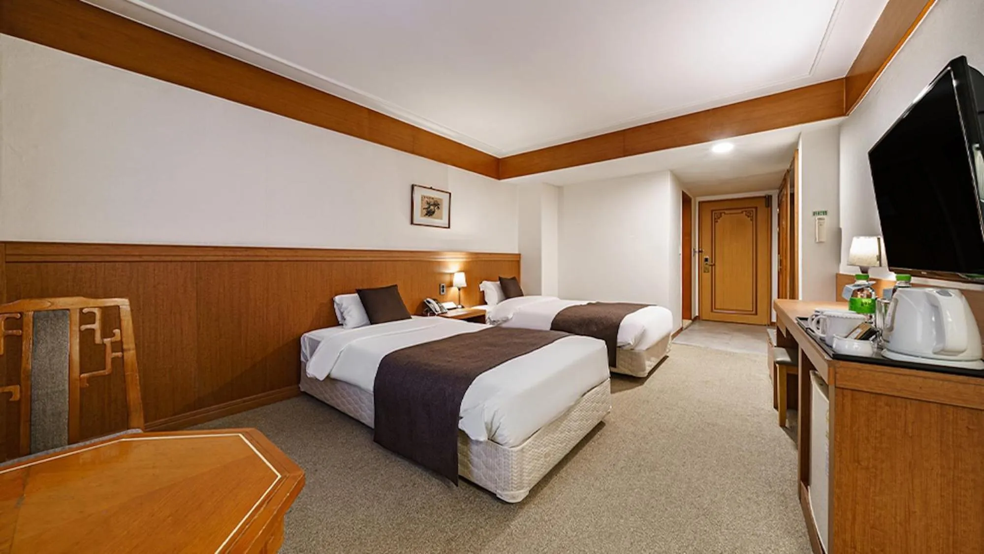 Bed in Commodore Hotel Busan