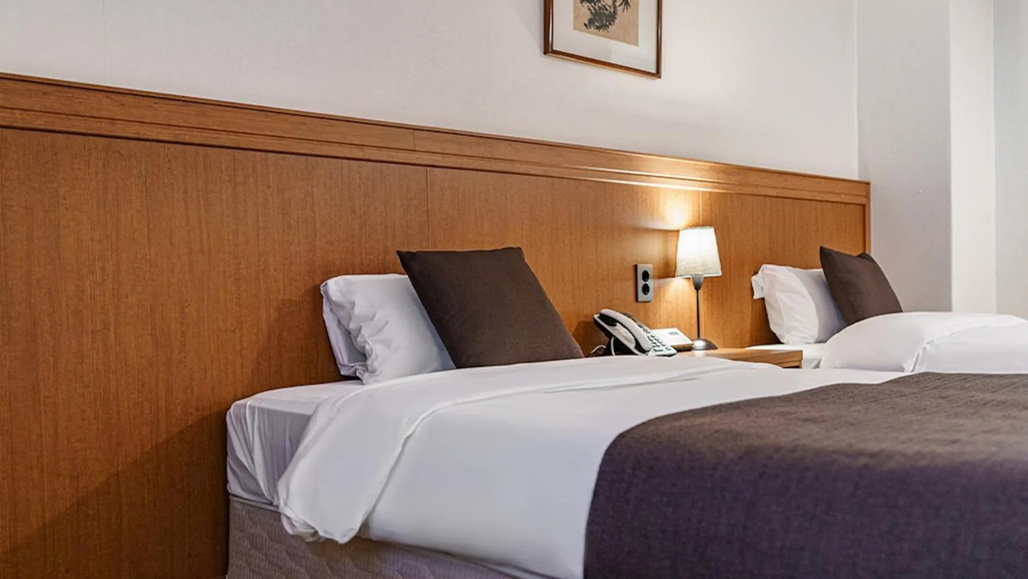 Bed in Commodore Hotel Busan