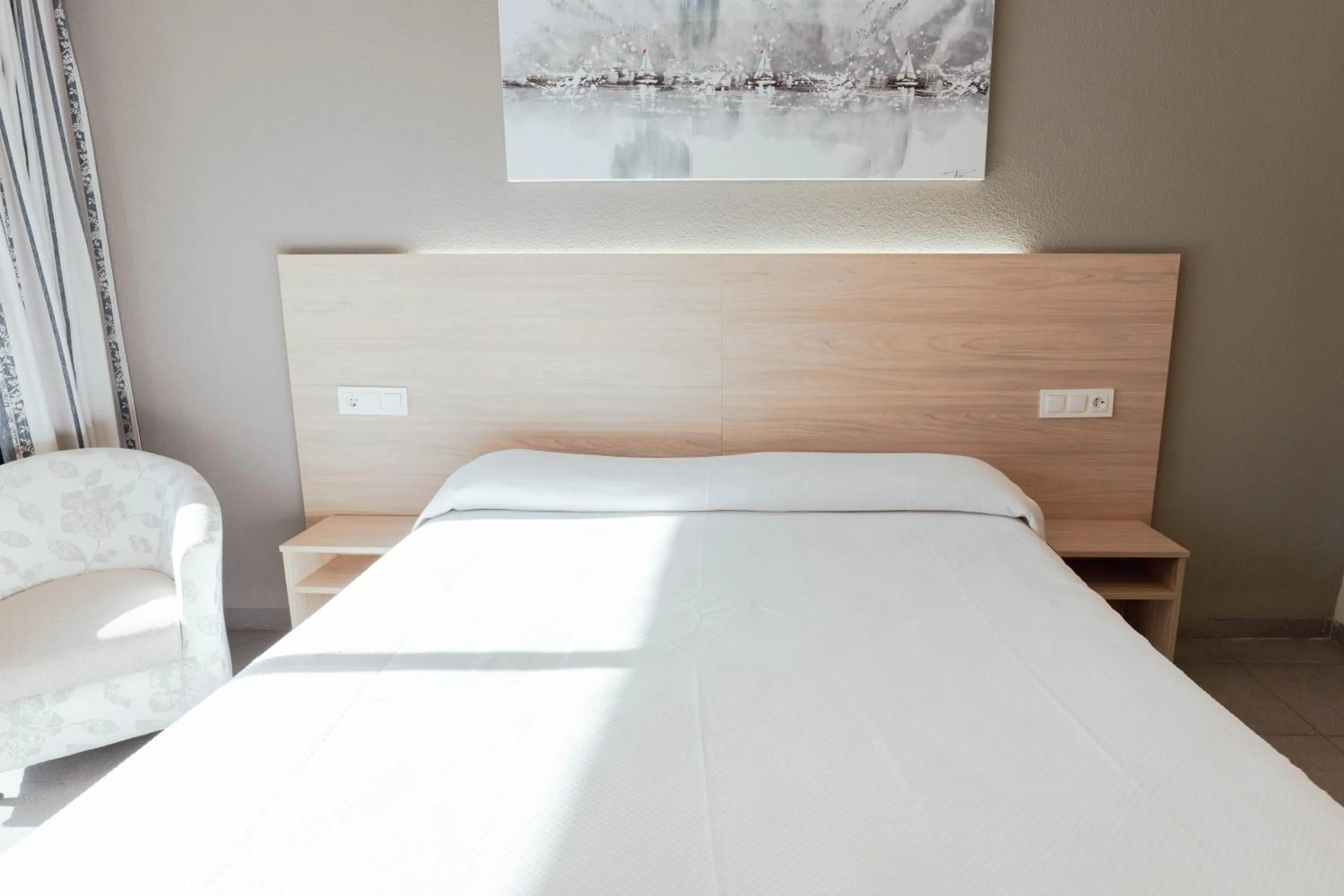 Bed in Hotel S'Agoita