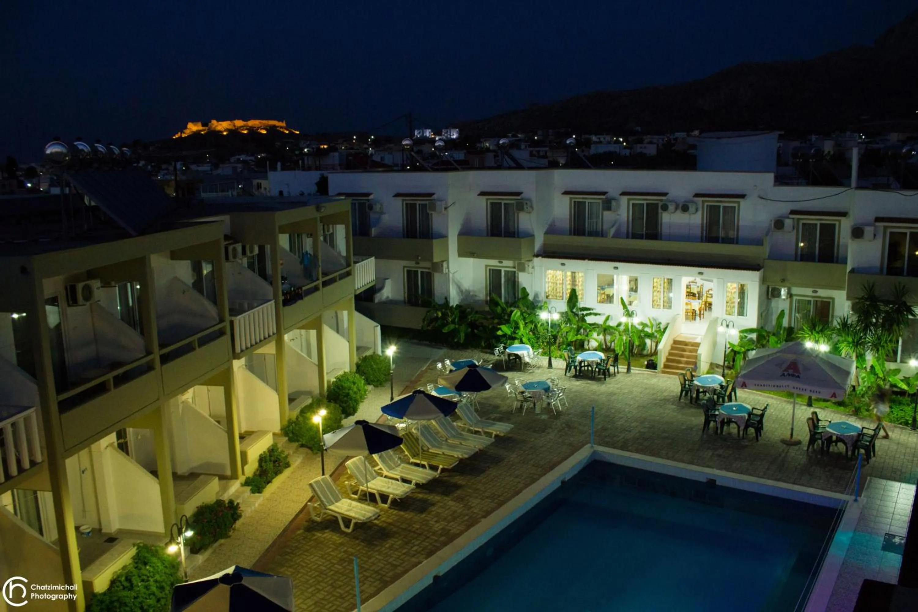 Bird's eye view in Tsambika Sun Hotel