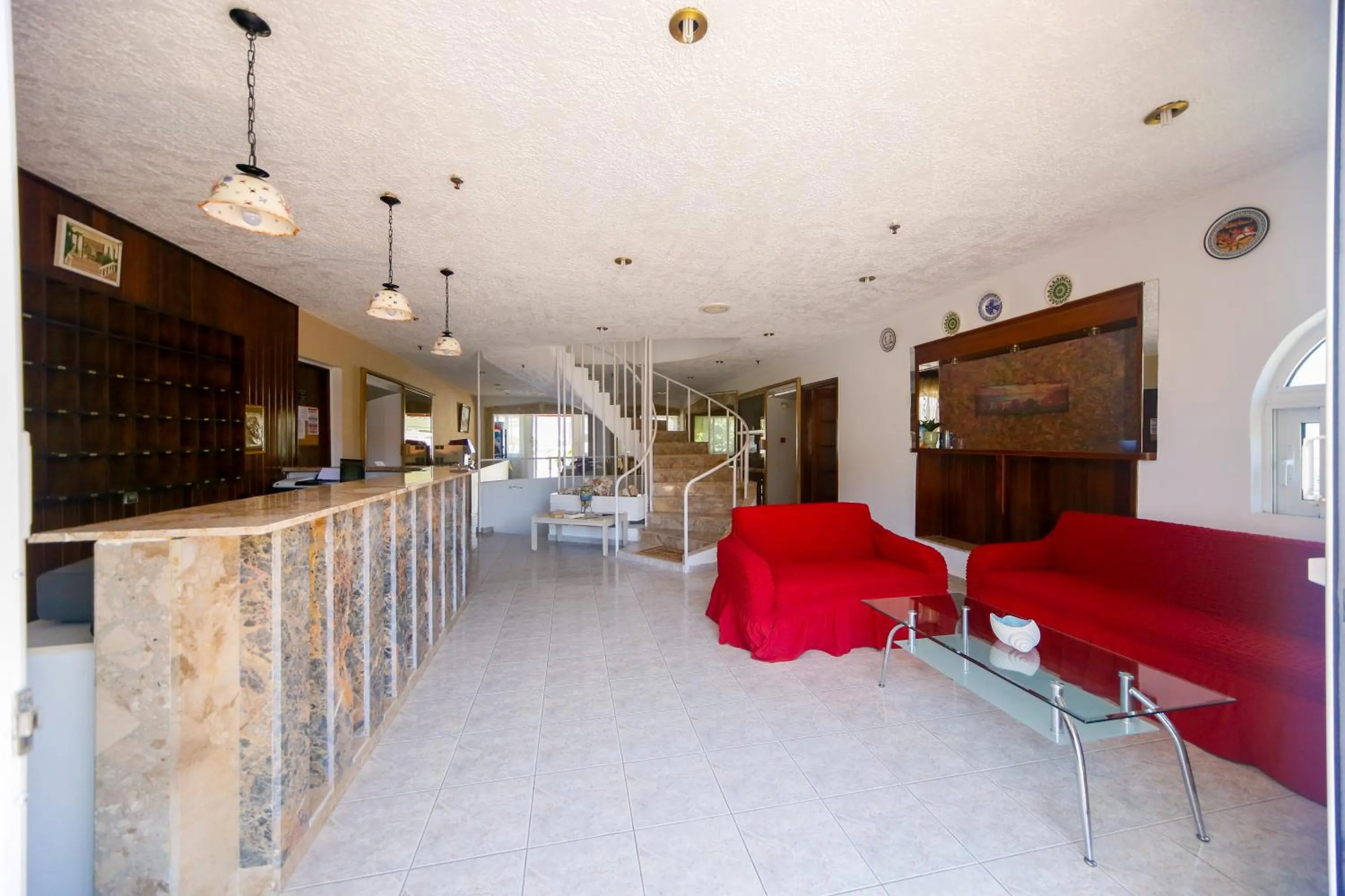 Lobby or reception in Tsambika Sun Hotel